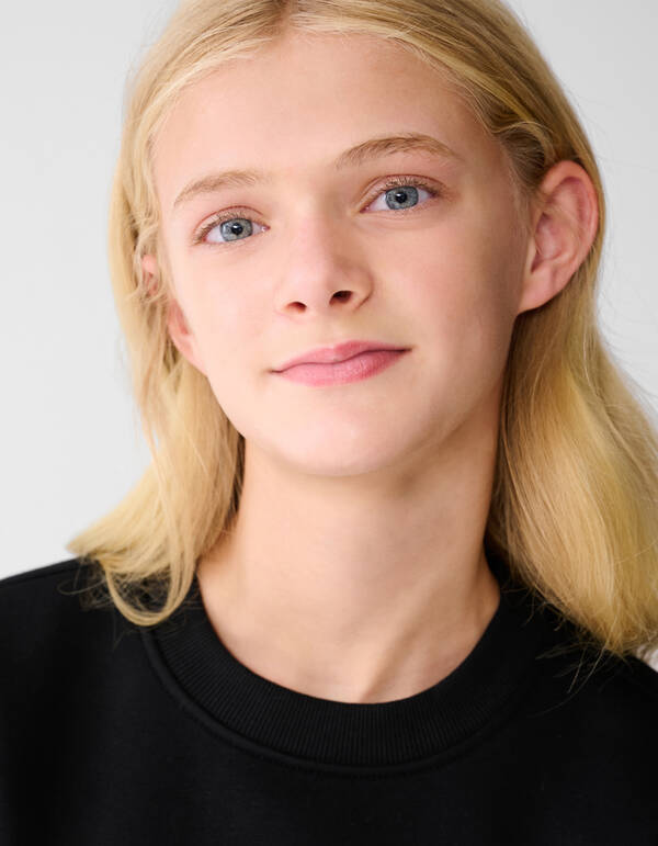 Tiger Artwork Sweater Zwart SHOEBY GIRLS