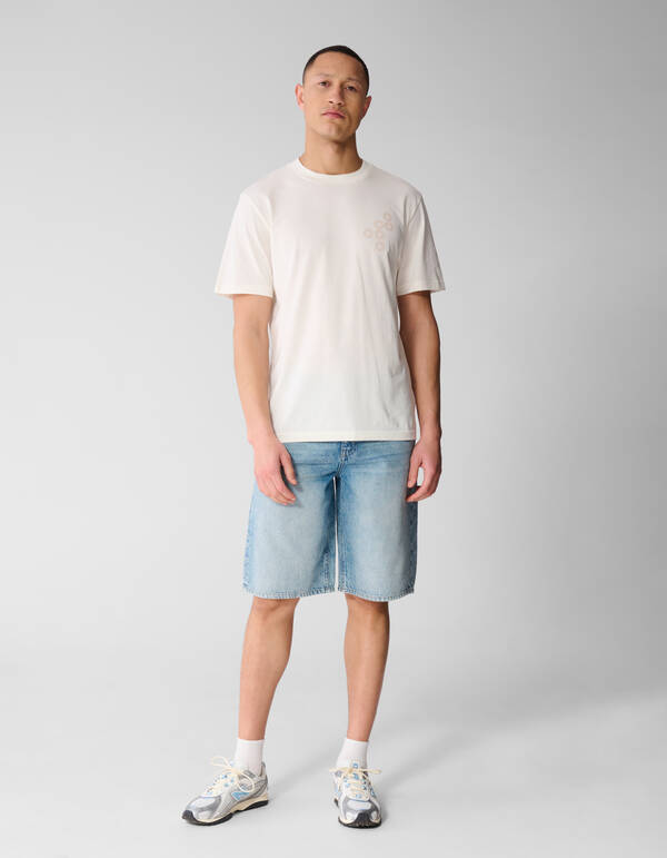 Relaxed Fit Denim Short Mediumstone SHOEBY MEN