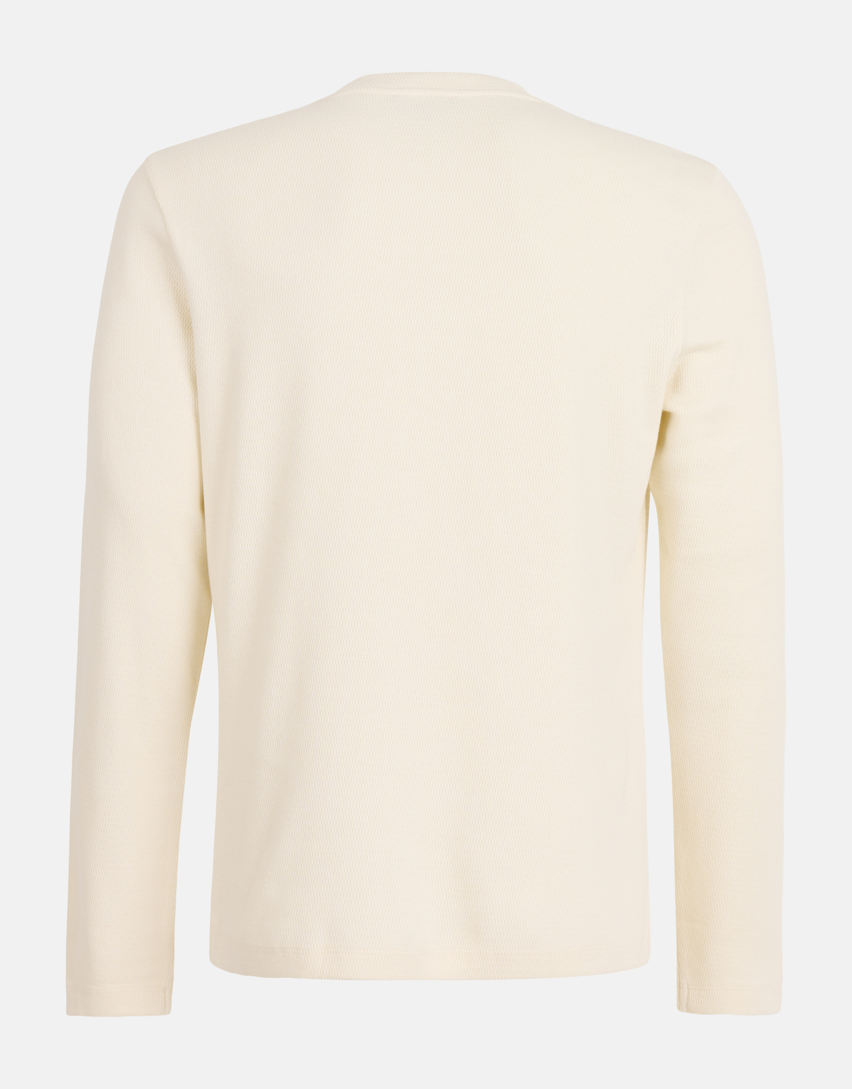 Structuur Longsleeve Gebroken Wit SHOEBY MEN