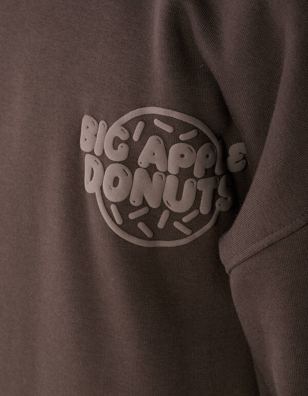 Donut Hoodie Donkerbruin SHOEBY BOYS