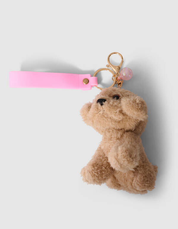 Dog Sleutelhanger Beige SHOEBY ACCESSOIRES