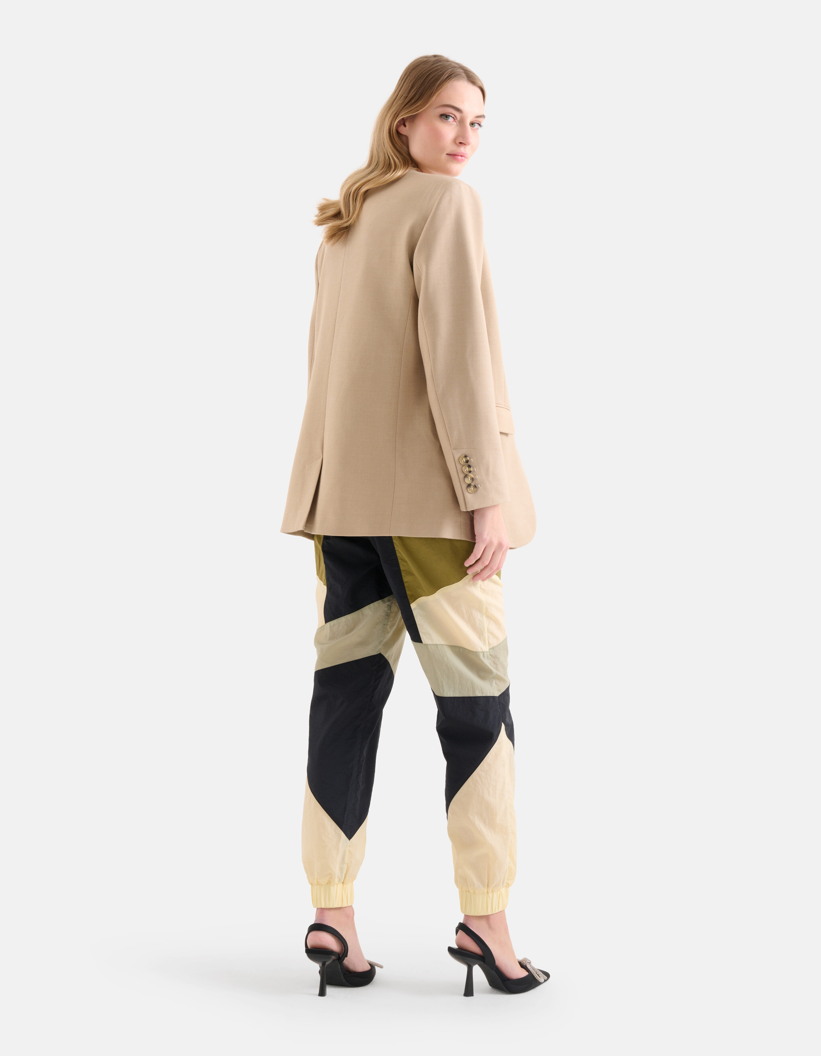 Colorblock Parachute Broek SHOEBY WOMEN