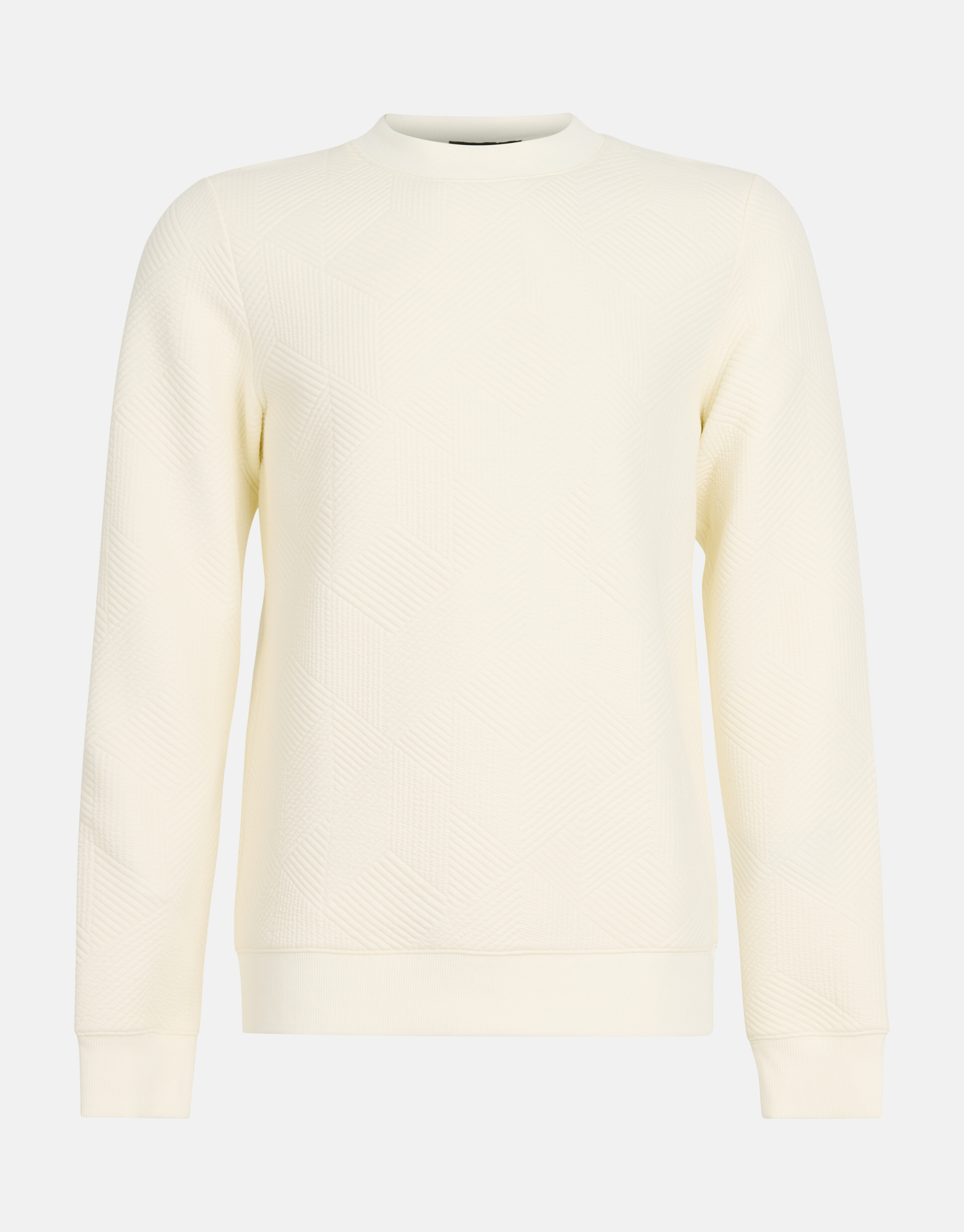 Geometrische Sweater Gebroken Wit SHOEBY MEN