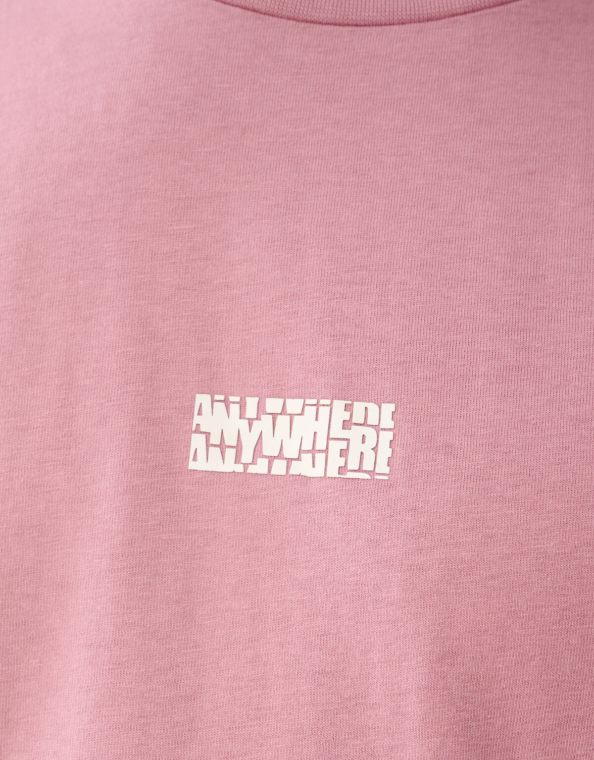 Anywhere Artwork T-shirt Roze SHOEBY MEN