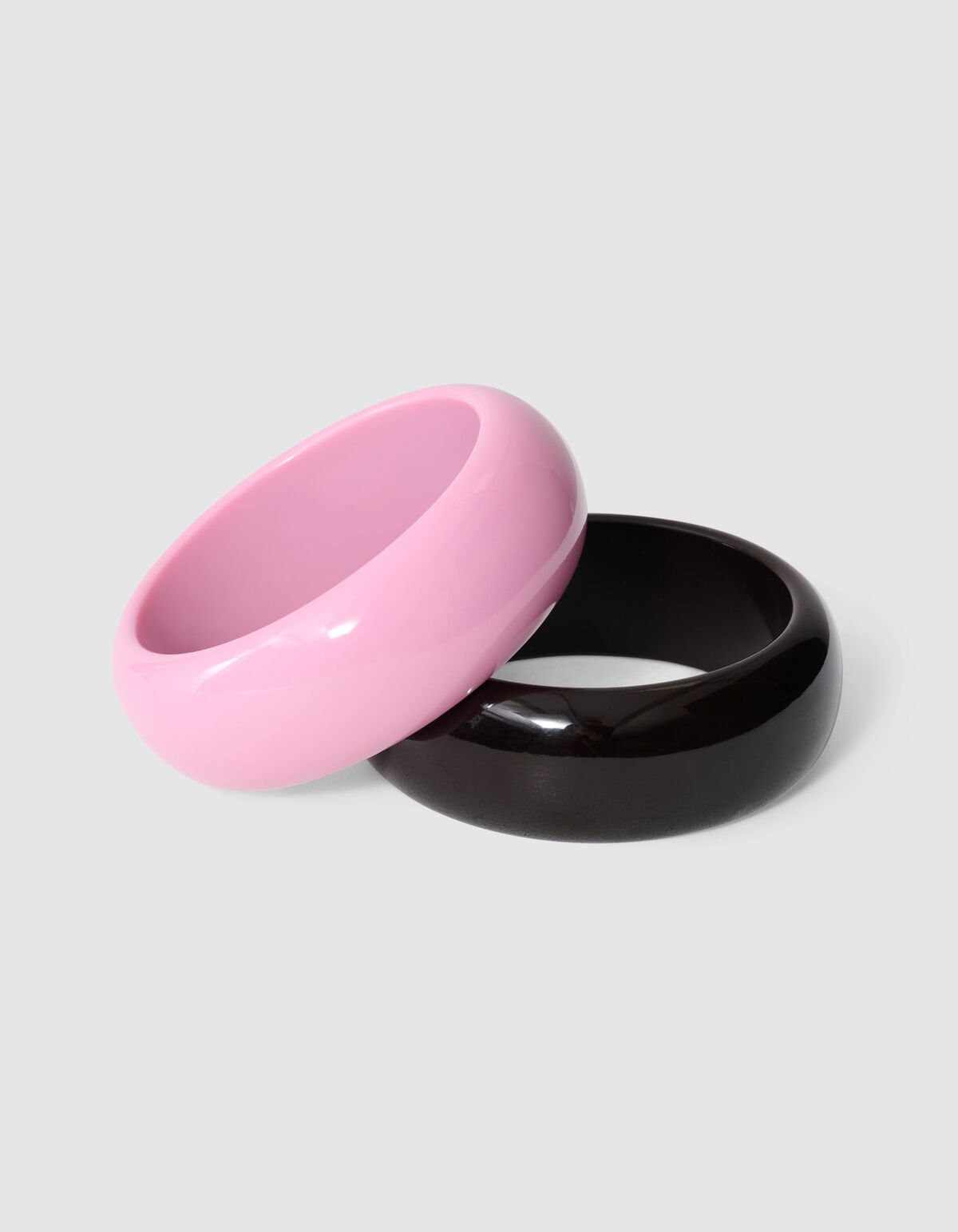 Gekleurde Bangle Set Roze SHOEBY ACCESSOIRES