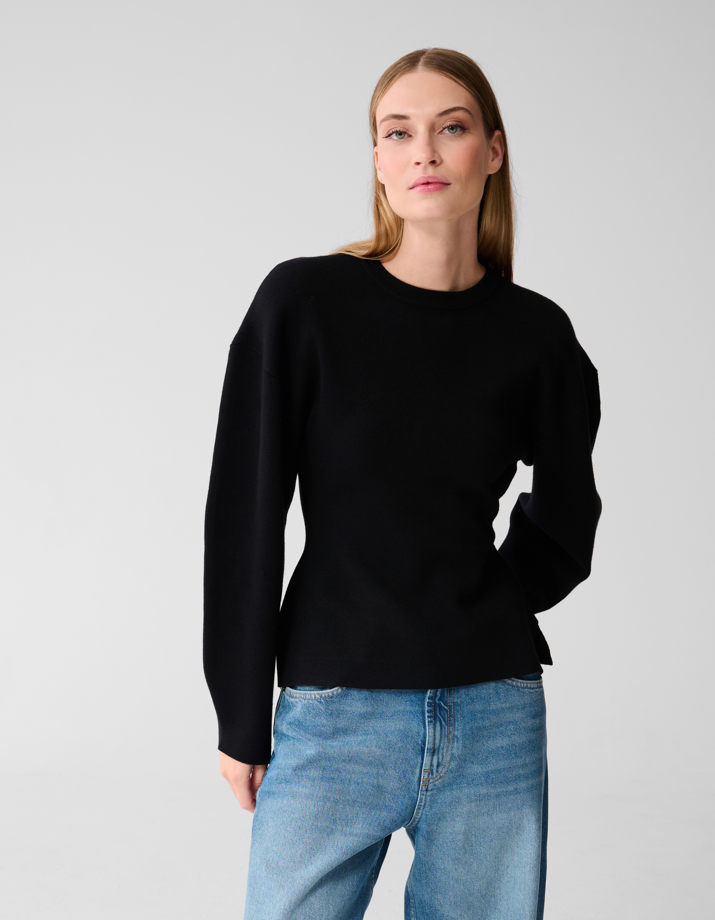 Zandloper Trui Zwart SHOEBY WOMEN