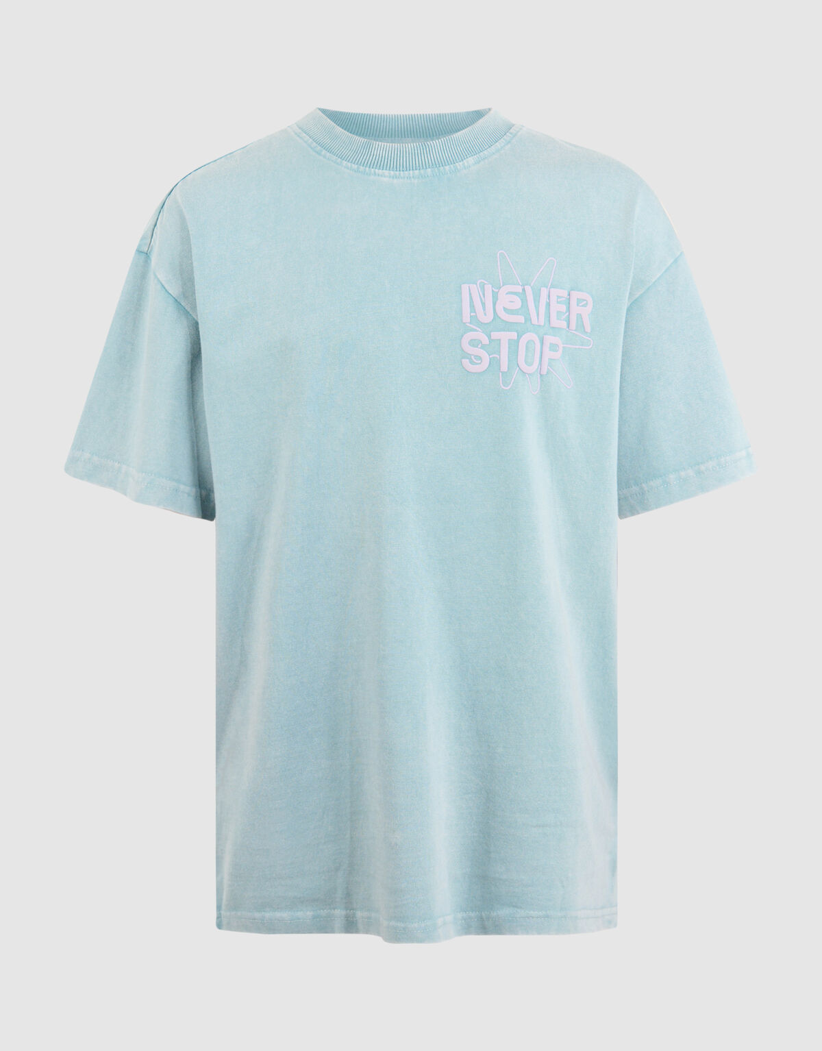 Tekstprint T-shirt Lichtblauw SHOEBY BOYS