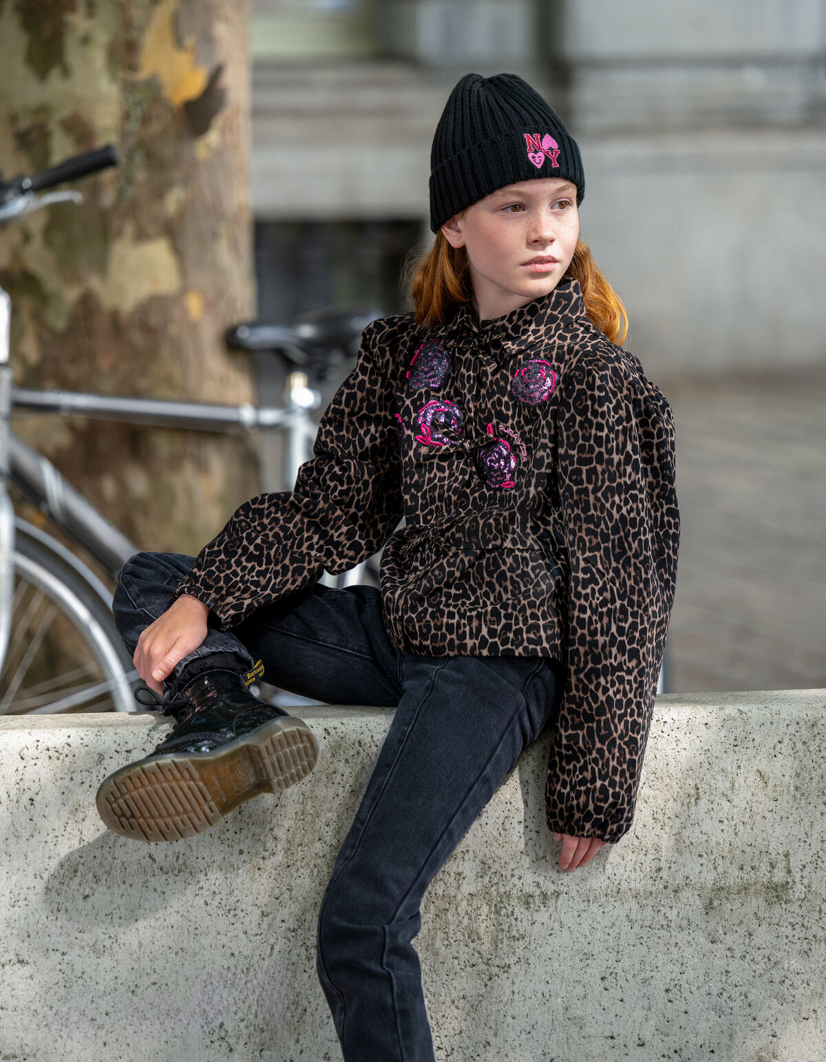 Mom Jeans Zwart SHOEBY GIRLS