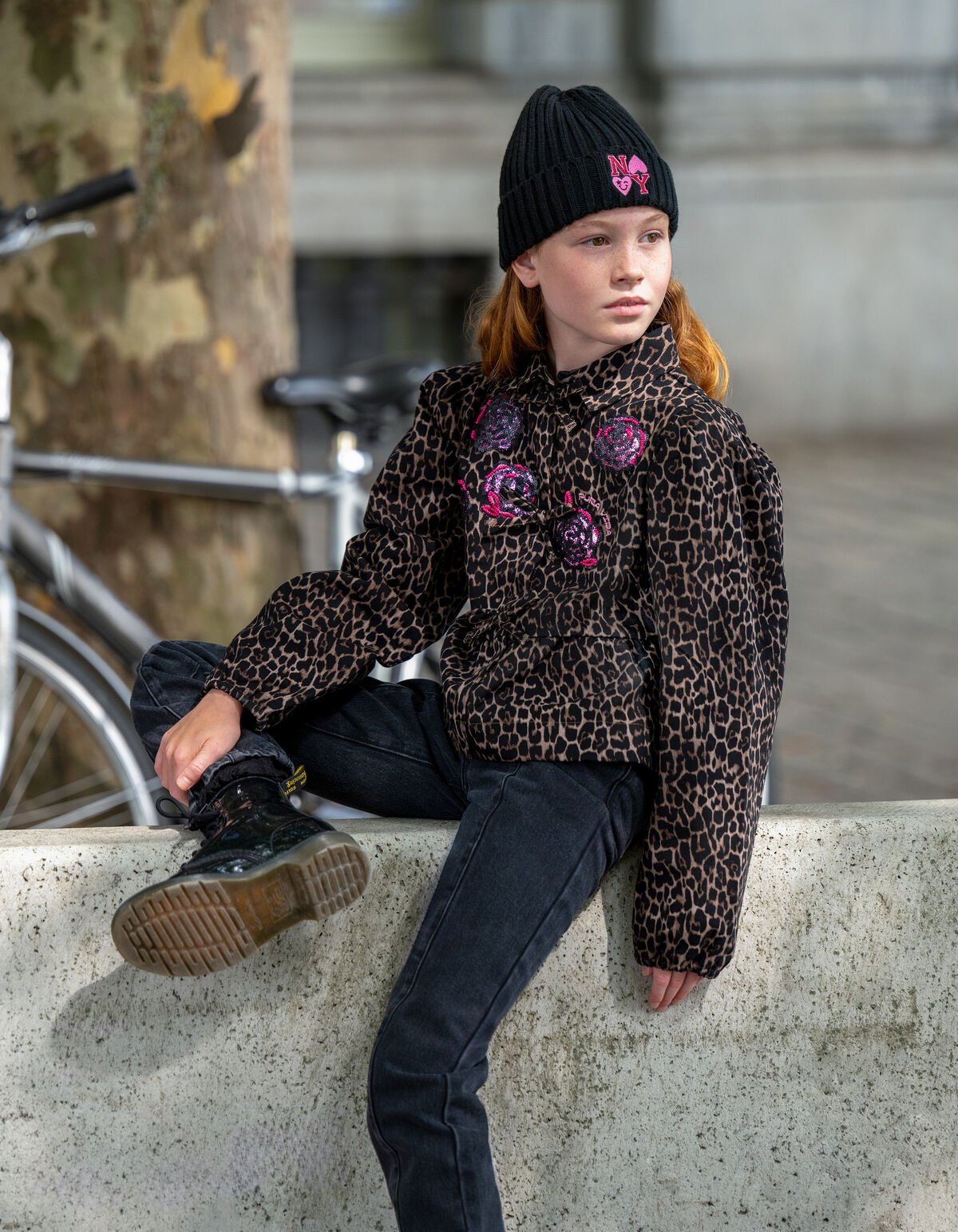 Mom Jeans Zwart SHOEBY GIRLS