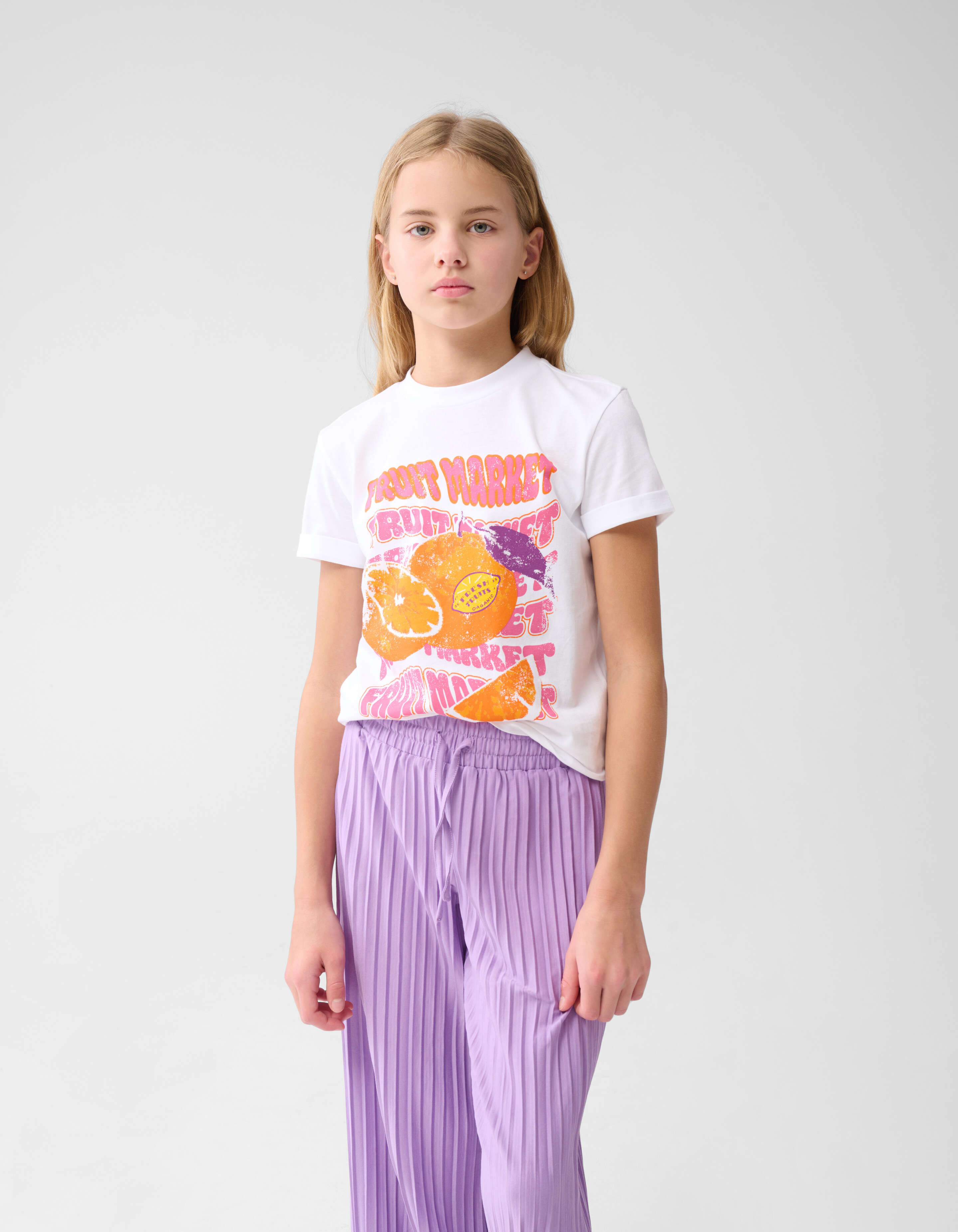 Artwork T-shirt Wit SHOEBY GIRLS