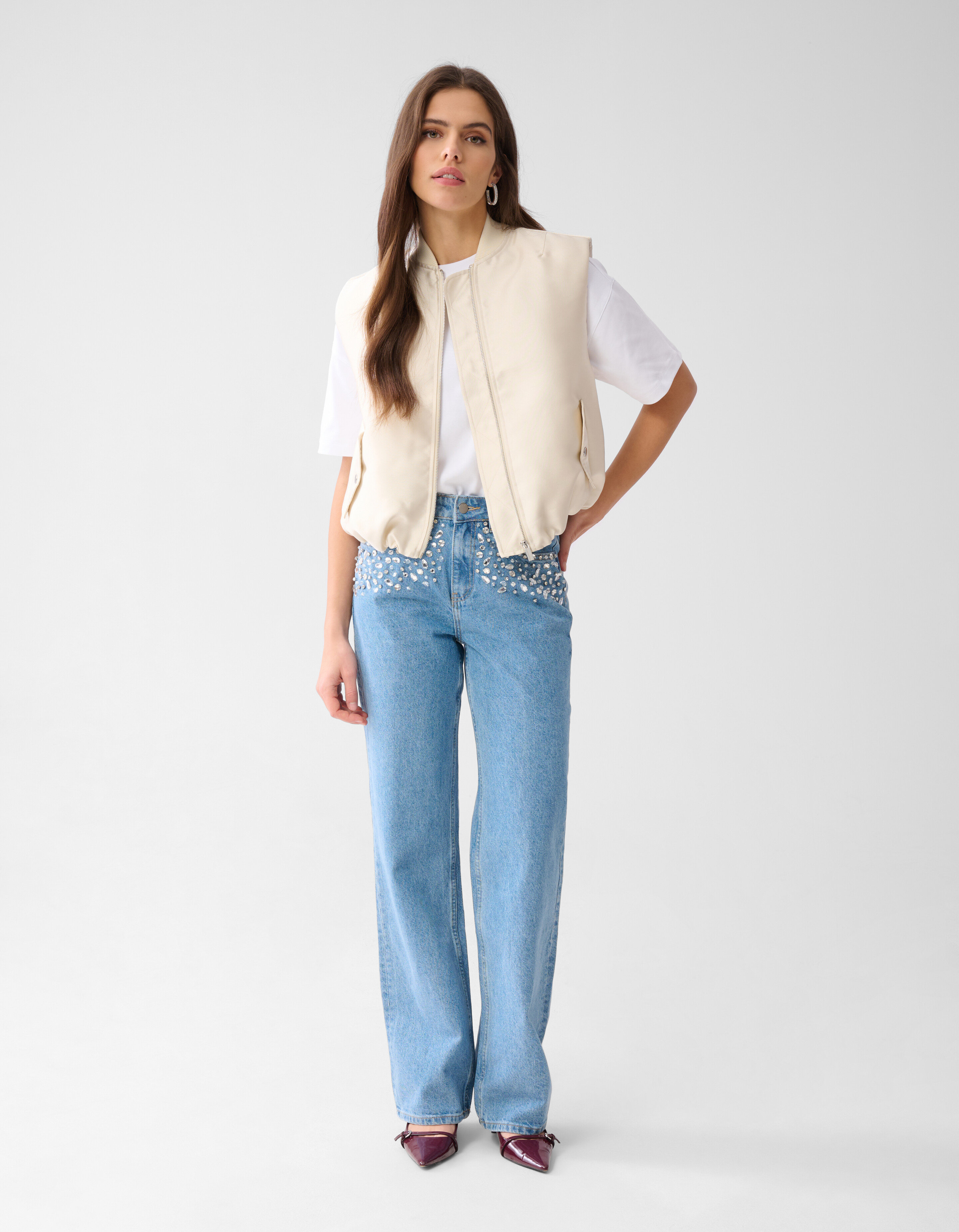 Sleeveless Bomber Wit SHOEBY WOMEN