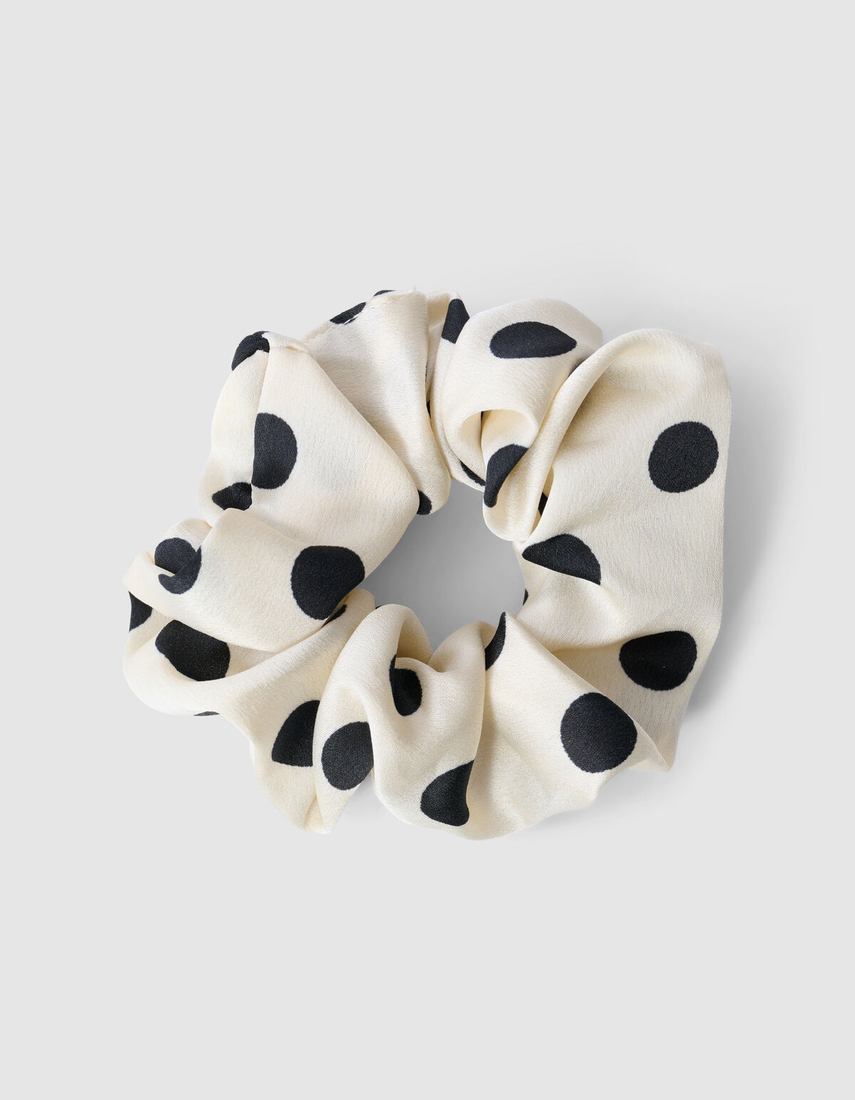 Stip Scrunchie Gebroken Wit SHOEBY ACCESSOIRES