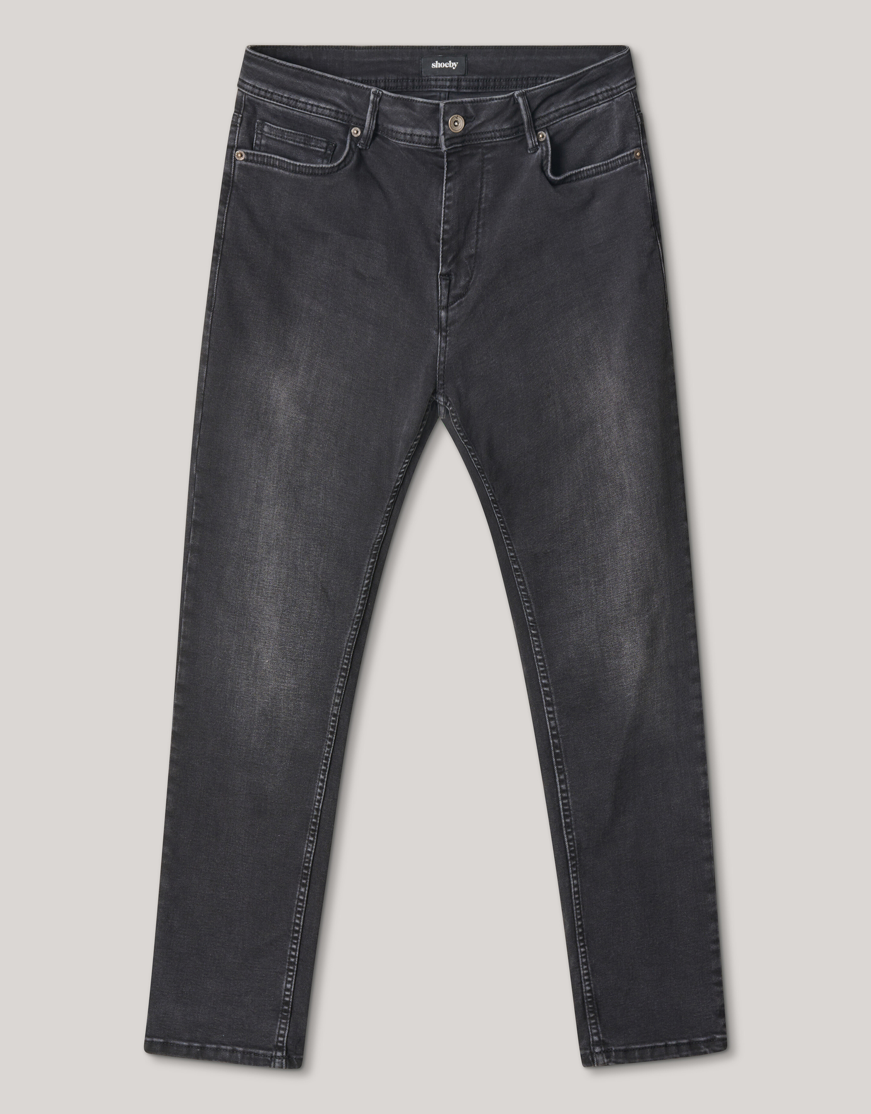 Skinny Jeans Zwart Washed L34 Refill