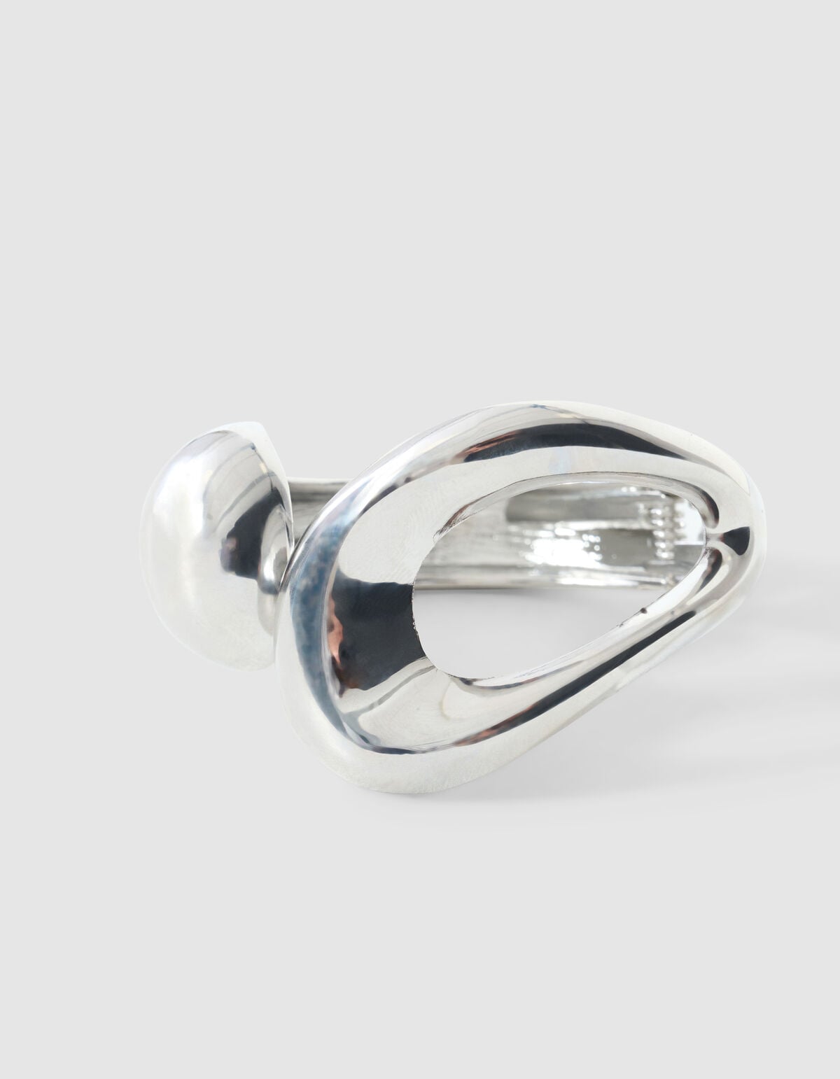 Organic Bangle Armband Zilver SHOEBY ACCESSOIRES