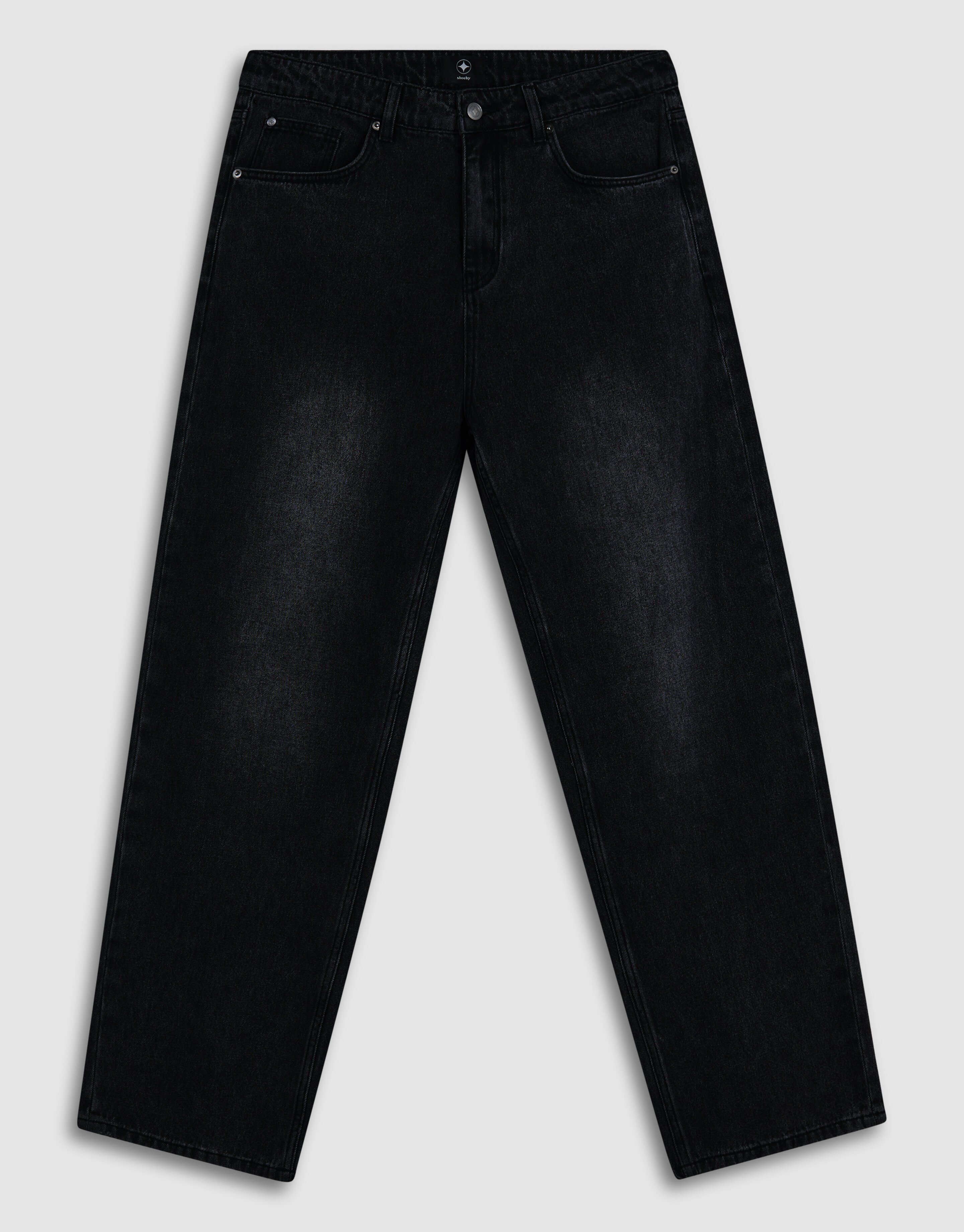 Straight Fit Jeans Donkergrijs L32 SHOEBY MEN