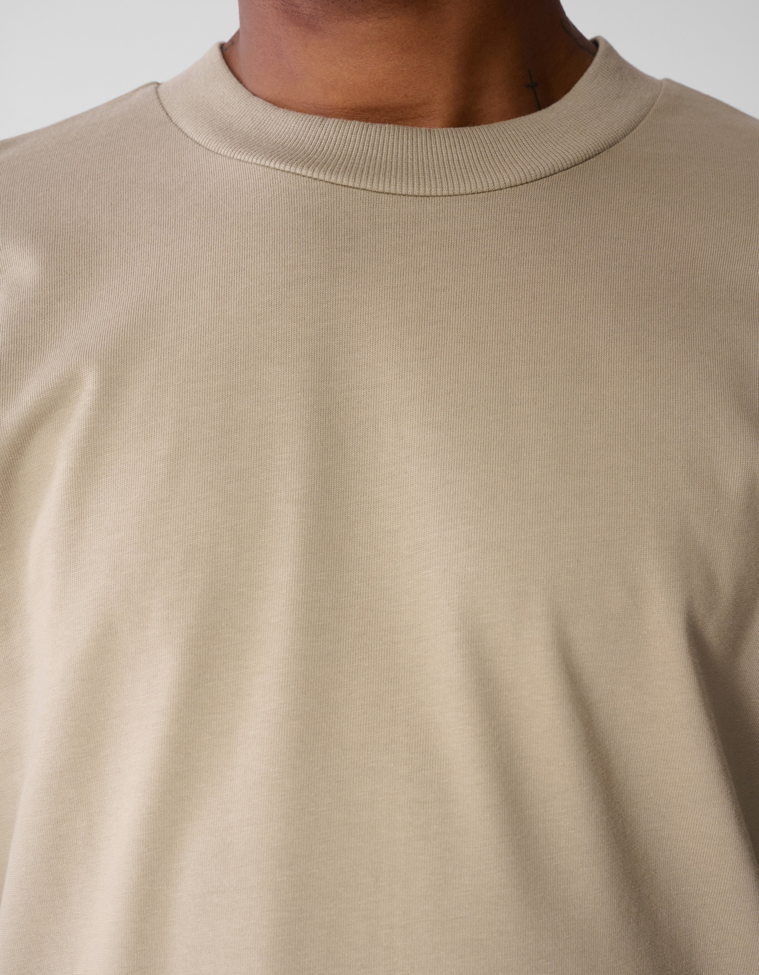 Basis Relaxed Fit Longsleeve Groen SHOEBY MEN