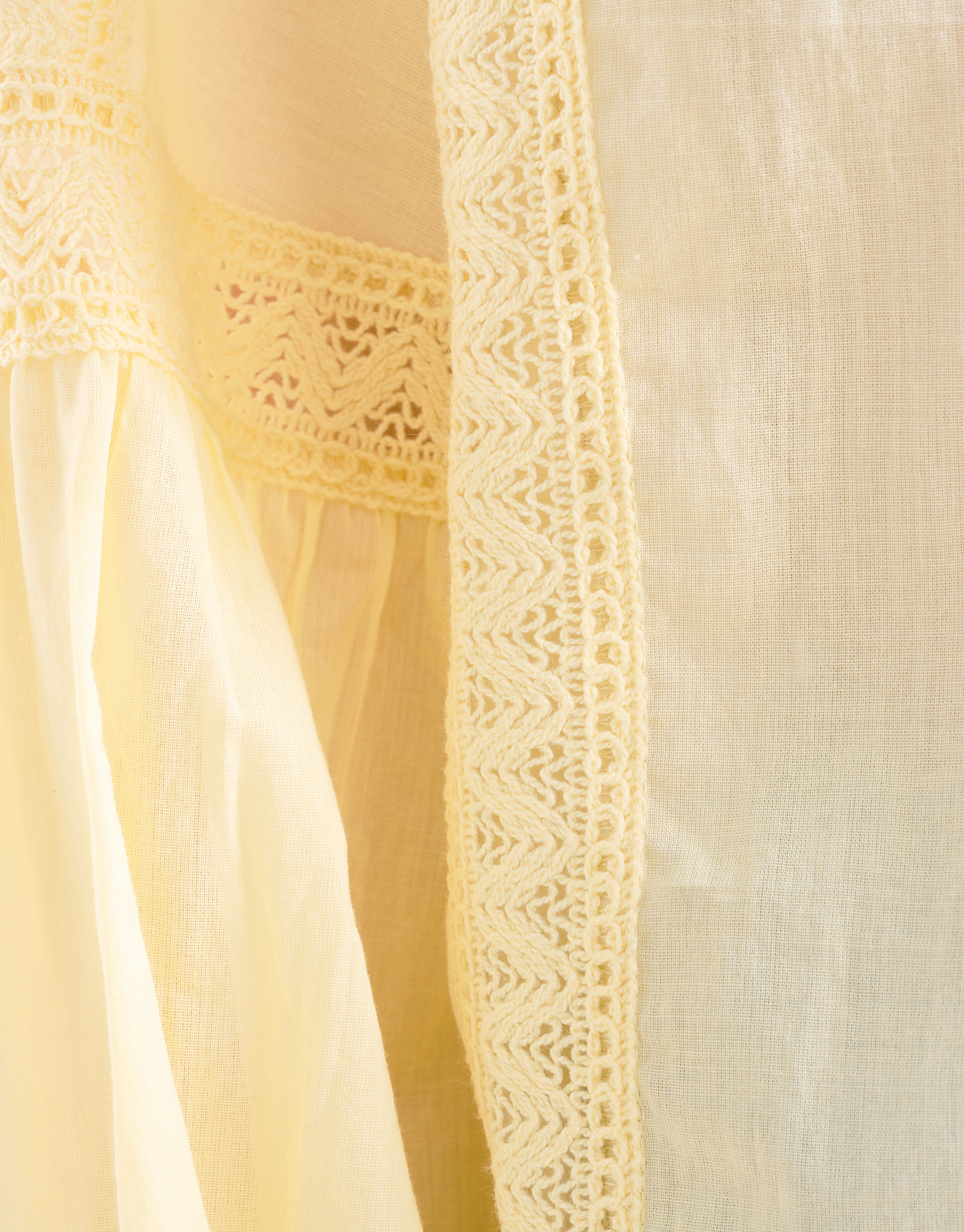 Embroidery Blouse Lichtgeel SHOEBY WOMEN
