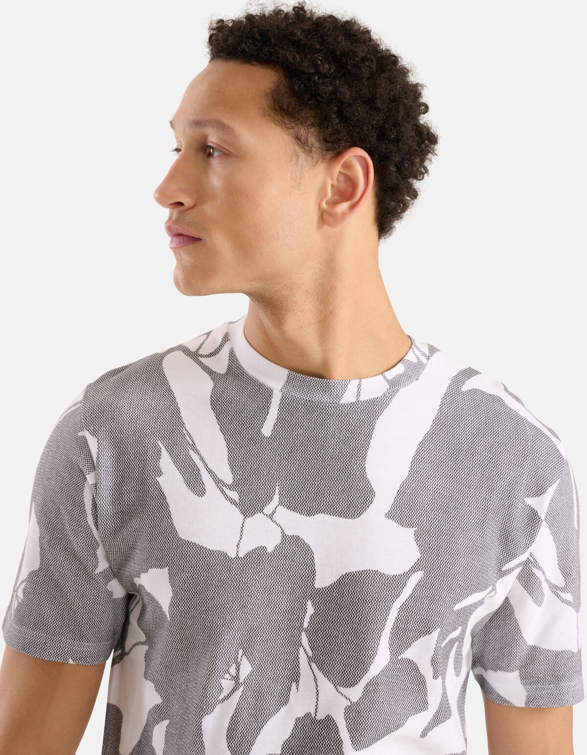 Waterprint T-shirt Grijs SHOEBY MEN