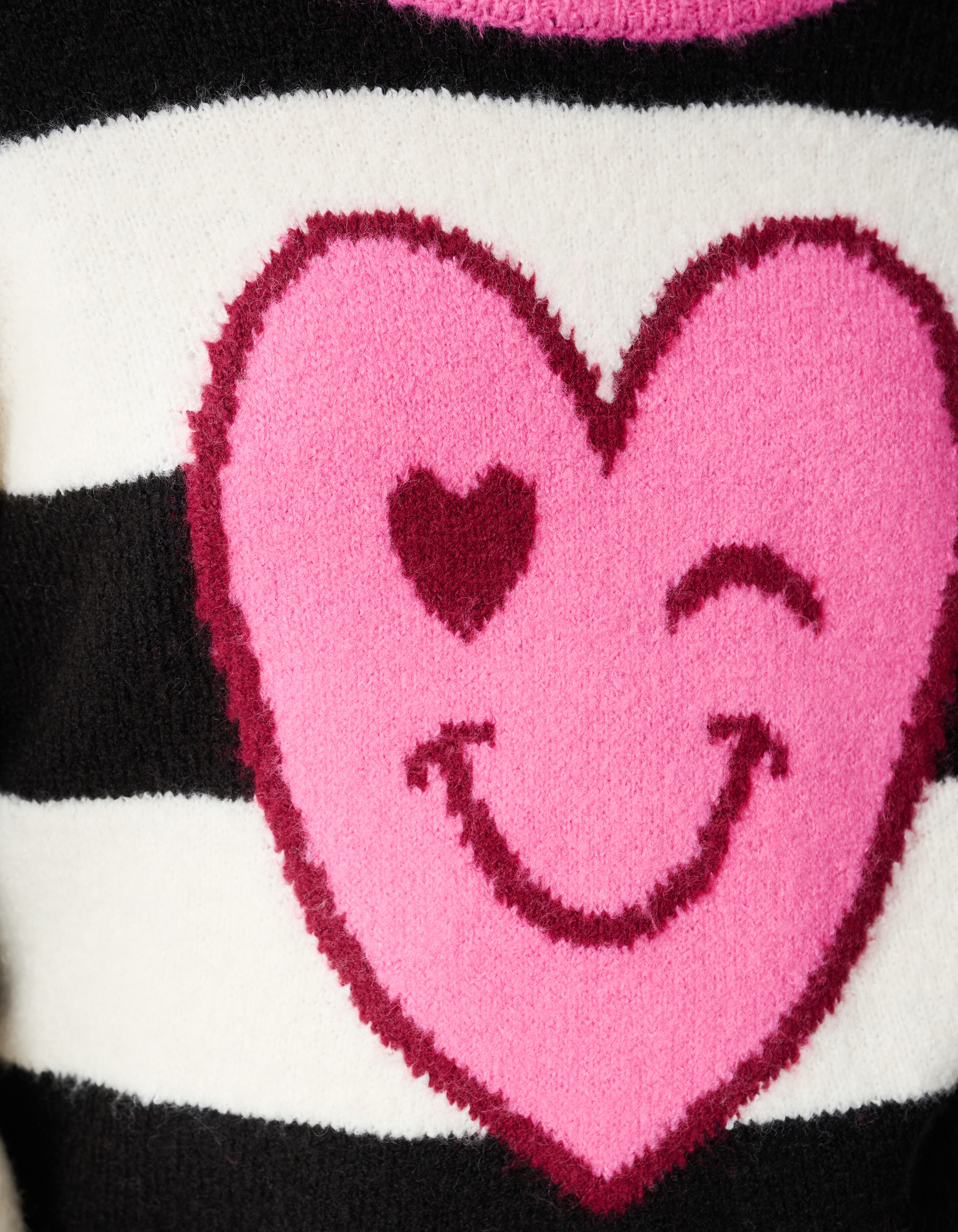 Smile Striped Sweater Zwart SHOEBY GIRLS