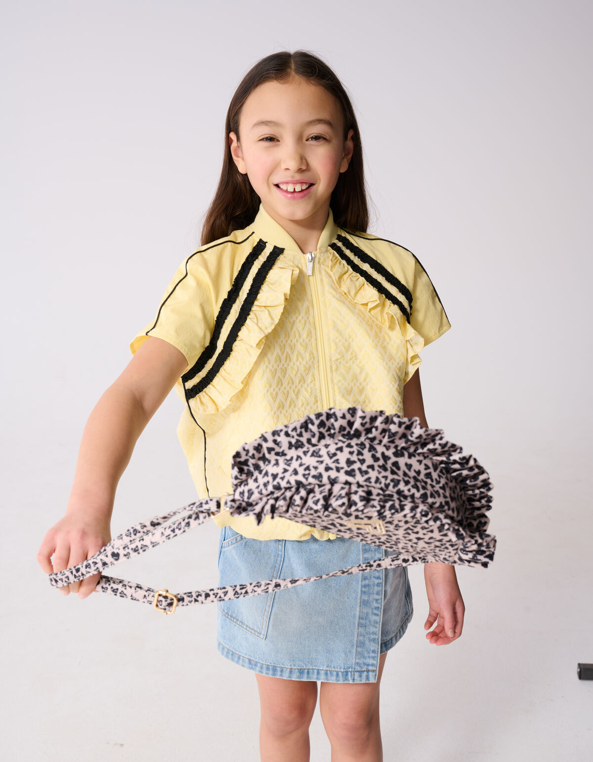 Ruffle Heart Jack Lichtgeel SHOEBY GIRLS