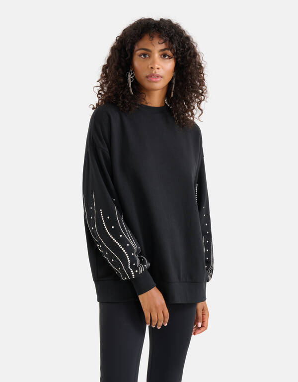Studs Sweater Zwart SHOEBY WOMEN