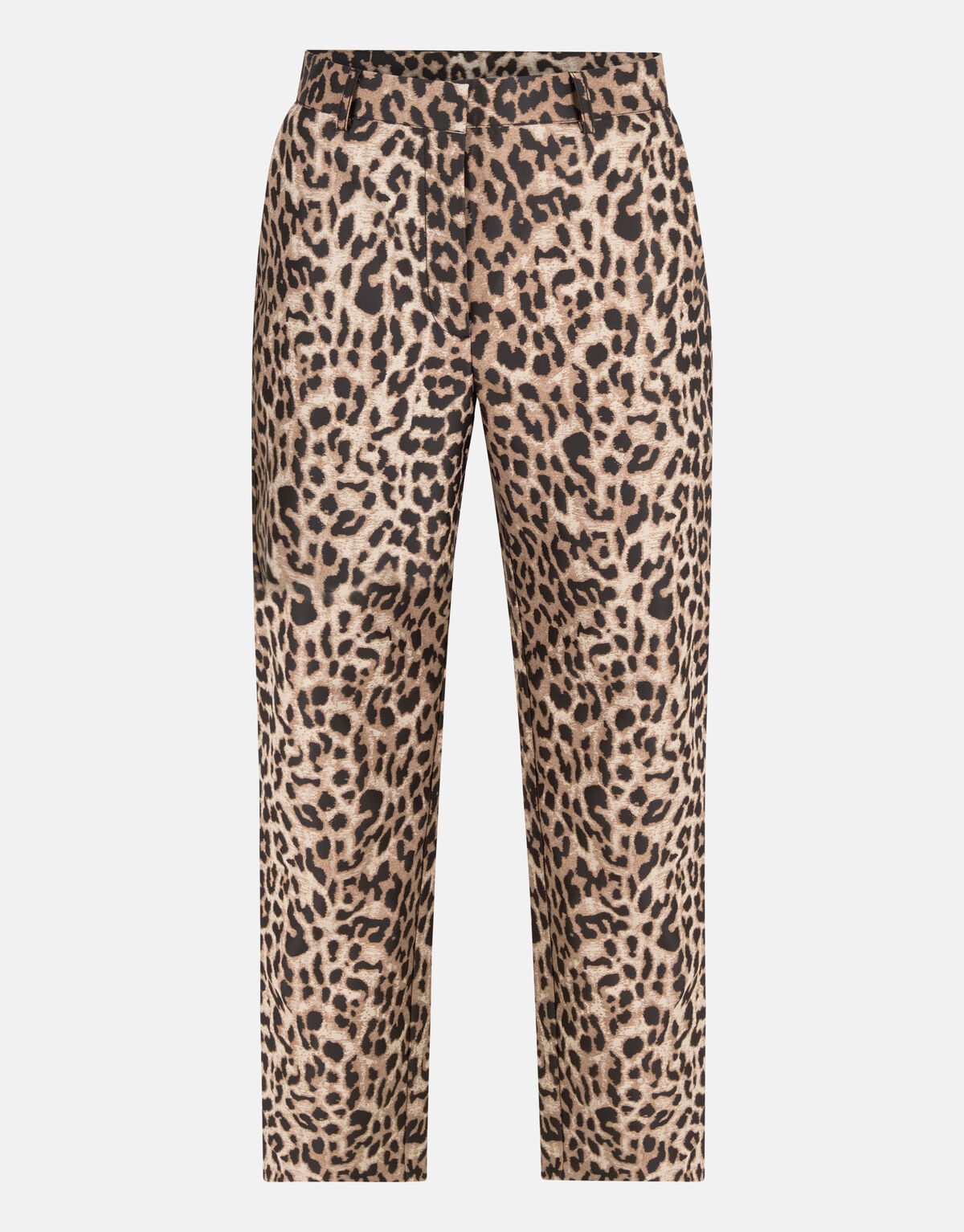 Leopard Jacquard Broek Bruin SHOEBY WOMEN