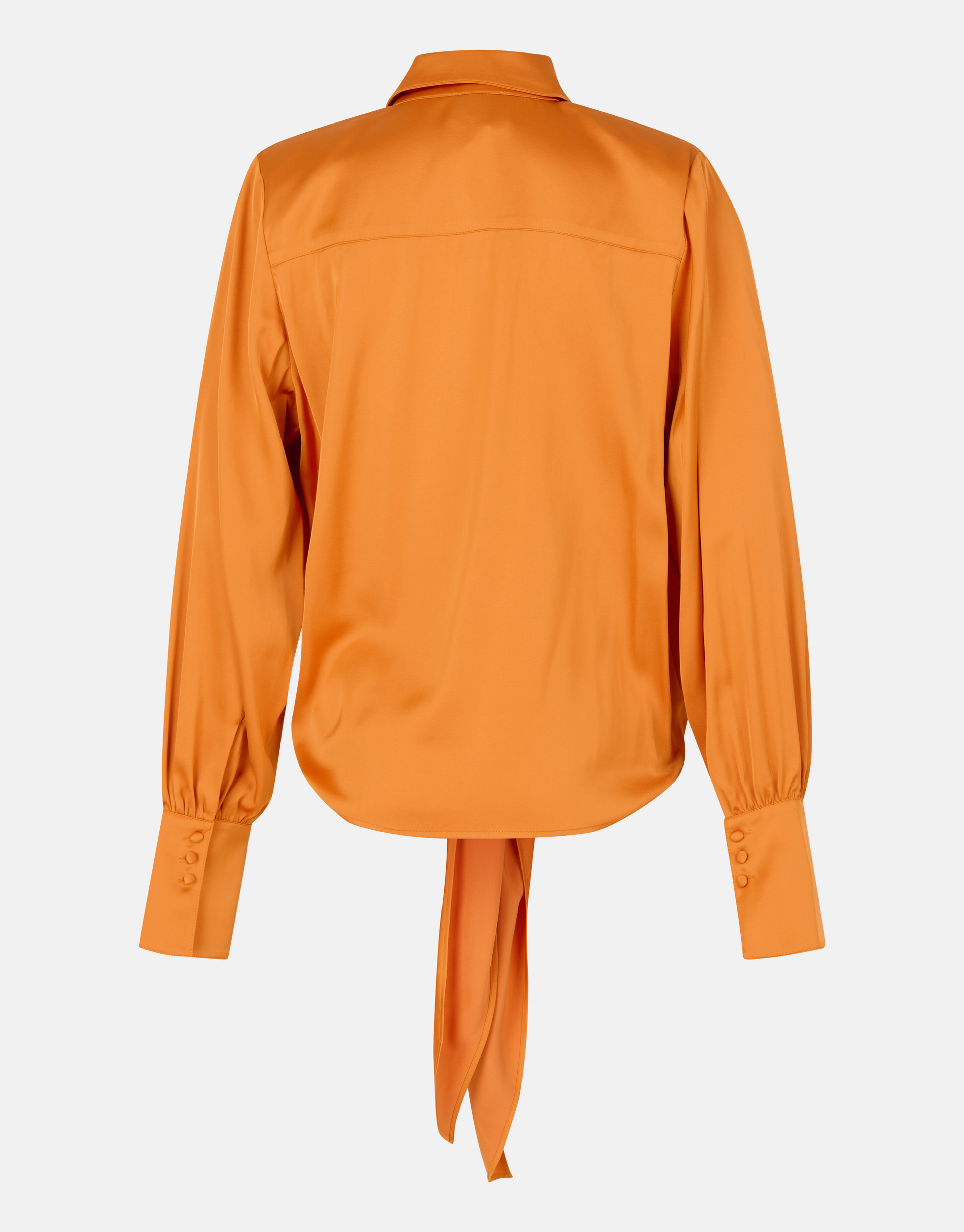 Satijnen Blouse Oranje By Mieke SHOEBY WOMEN