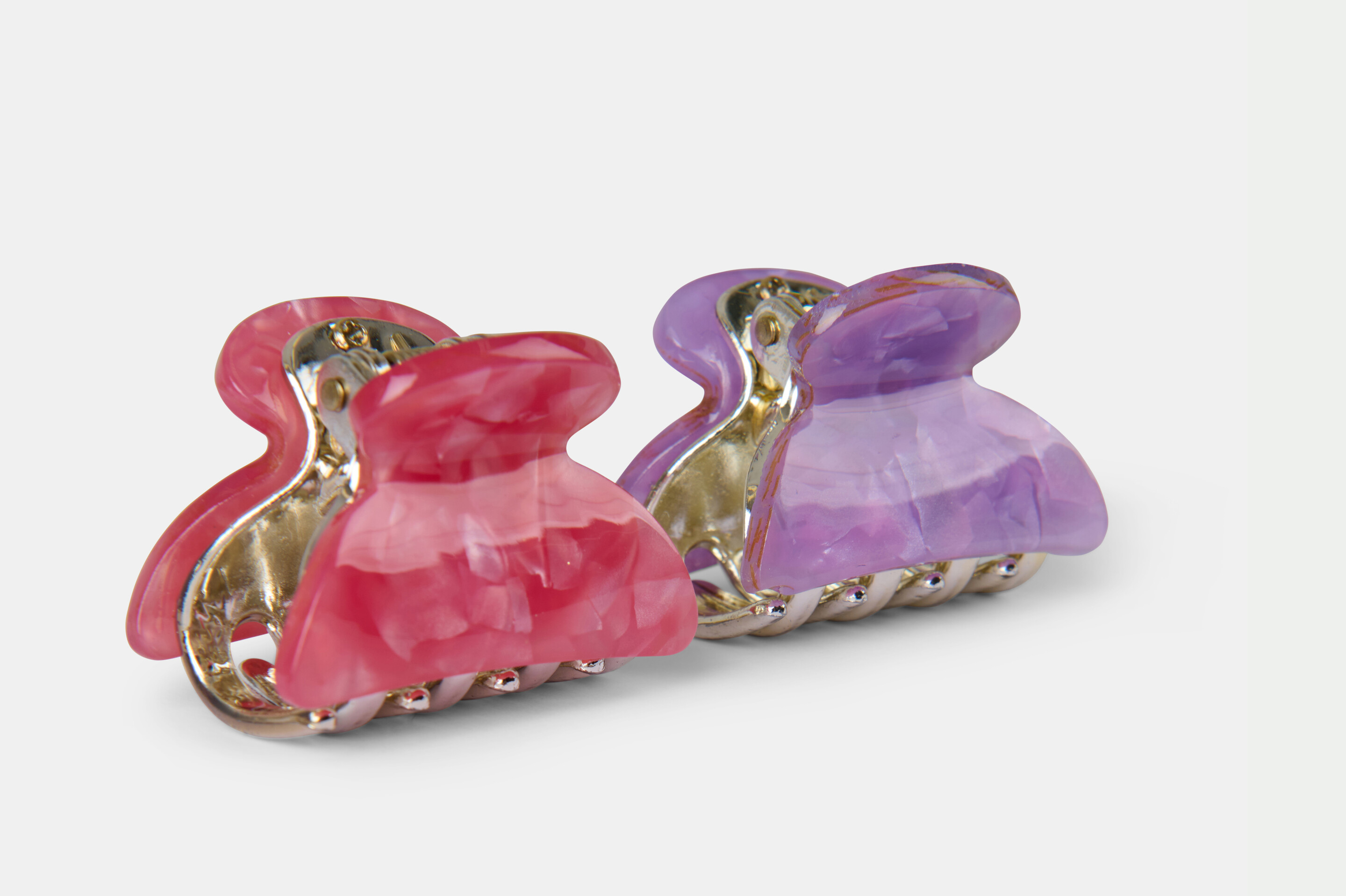 Haarclip Set Roze/Paars SHOEBY ACCESSOIRES
