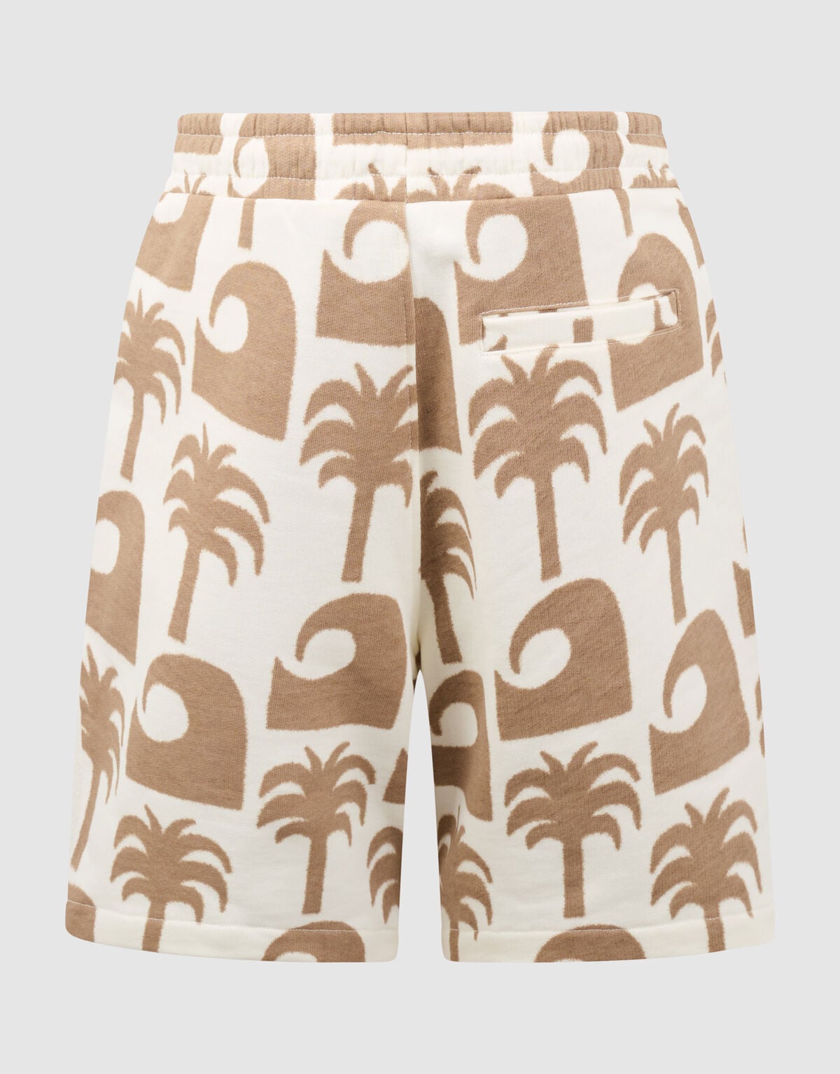 Palm Print Short Gebroken Wit SHOEBY BOYS