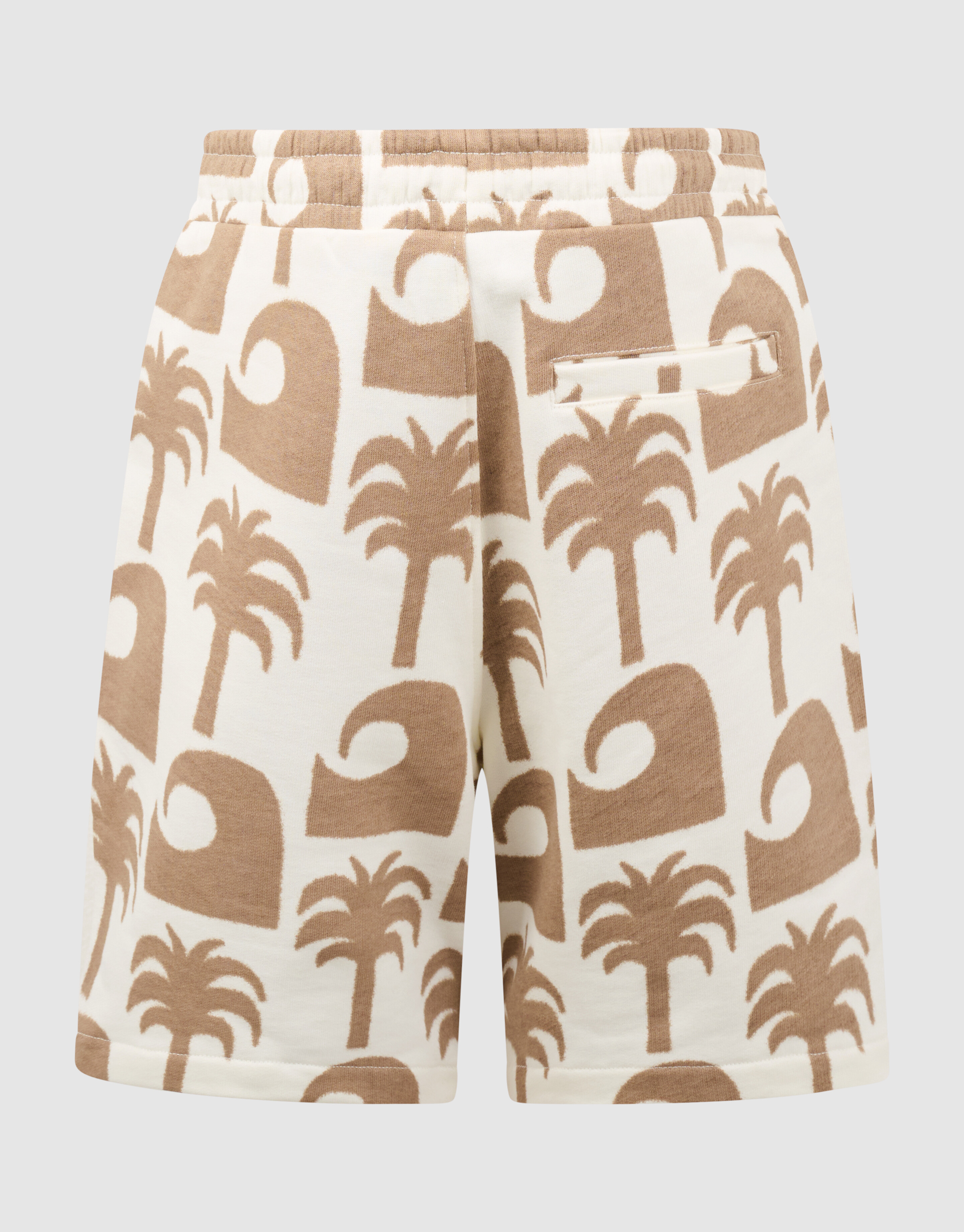 Palm Print Short Gebroken Wit SHOEBY BOYS