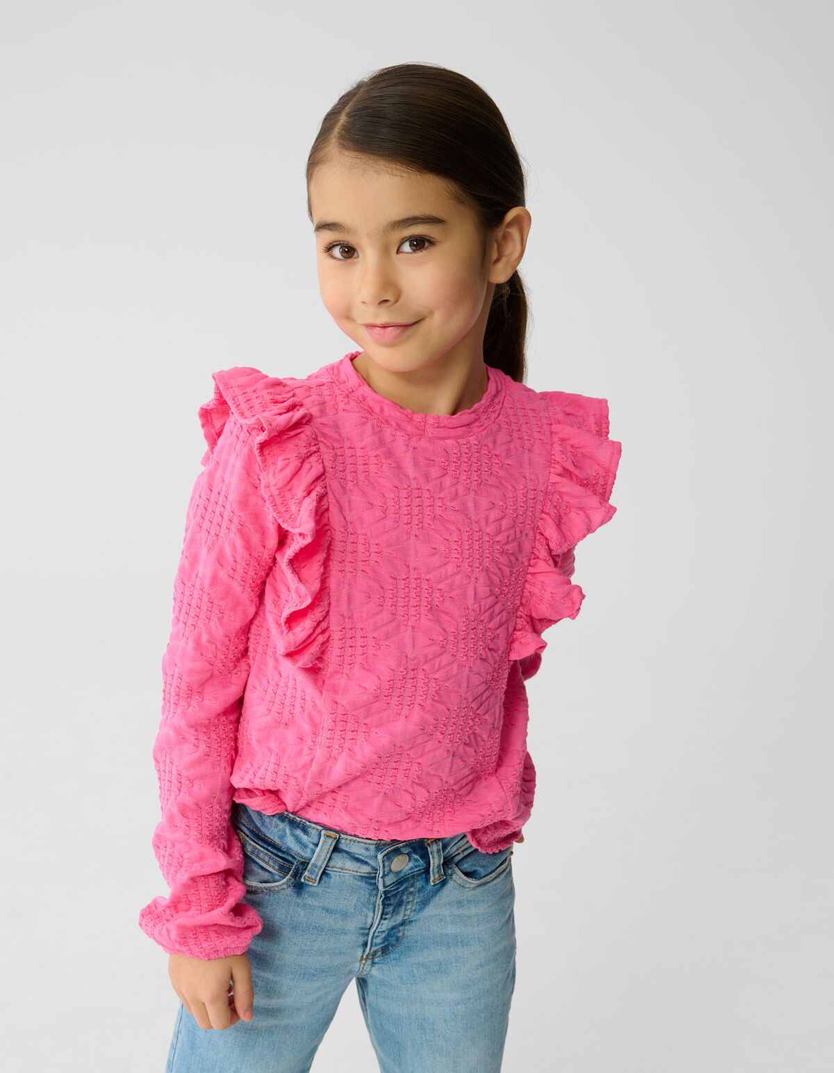 Ruffle Top Lichtroze SHOEBY GIRLS