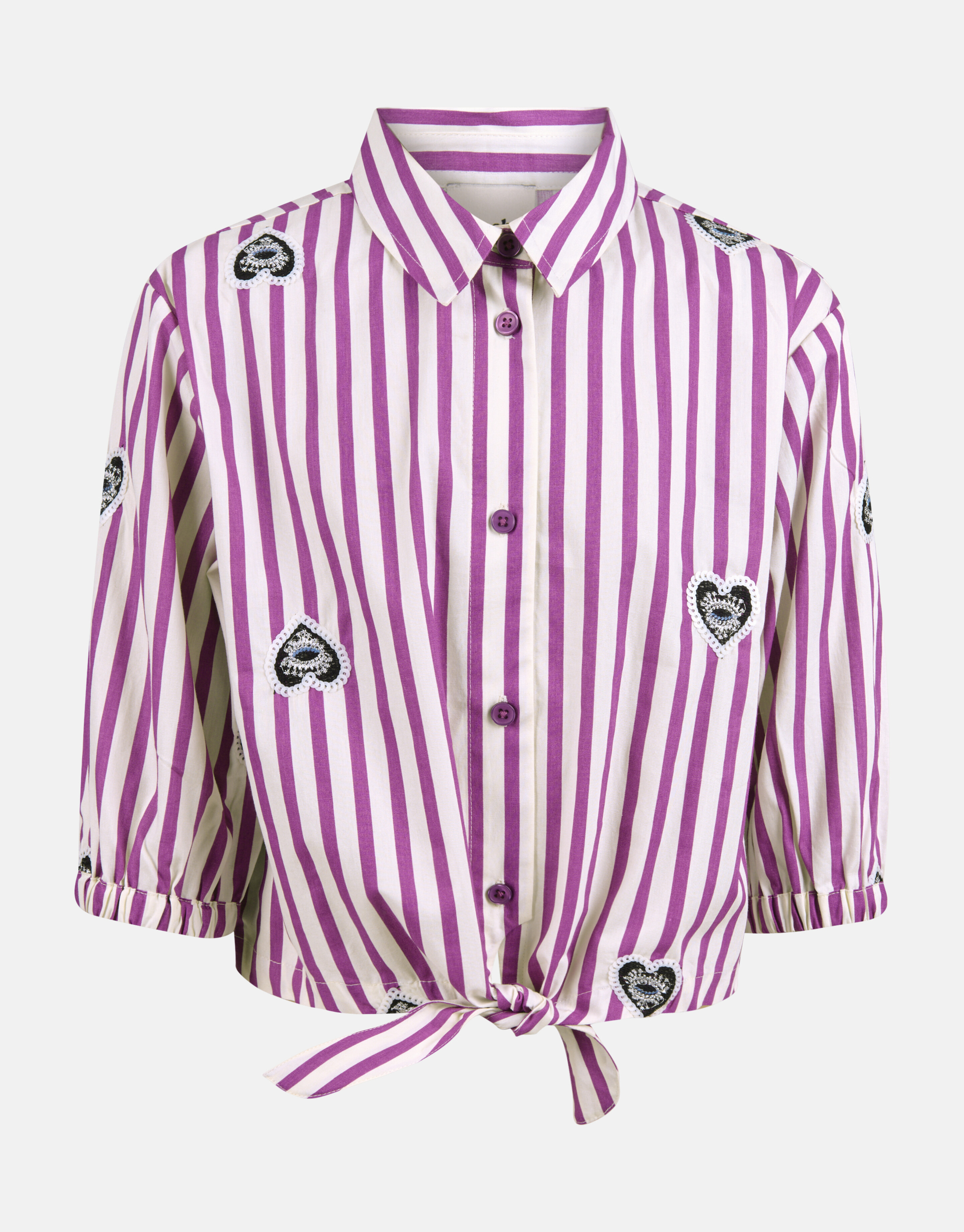 Pinstripe Sequin Blouse Roze SHOEBY GIRLS