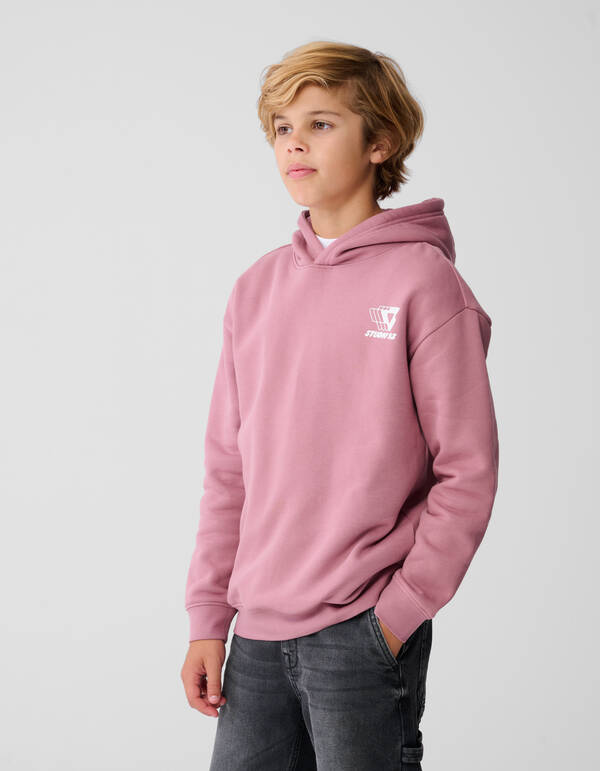 Chill Hoodie Donkerroze SHOEBY BOYS