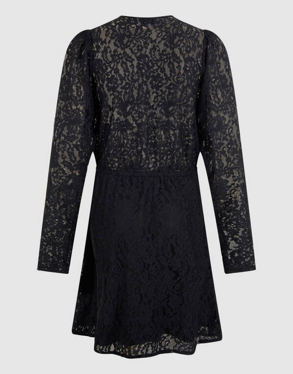 Kanten Mini Jurk Zwart SHOEBY WOMEN