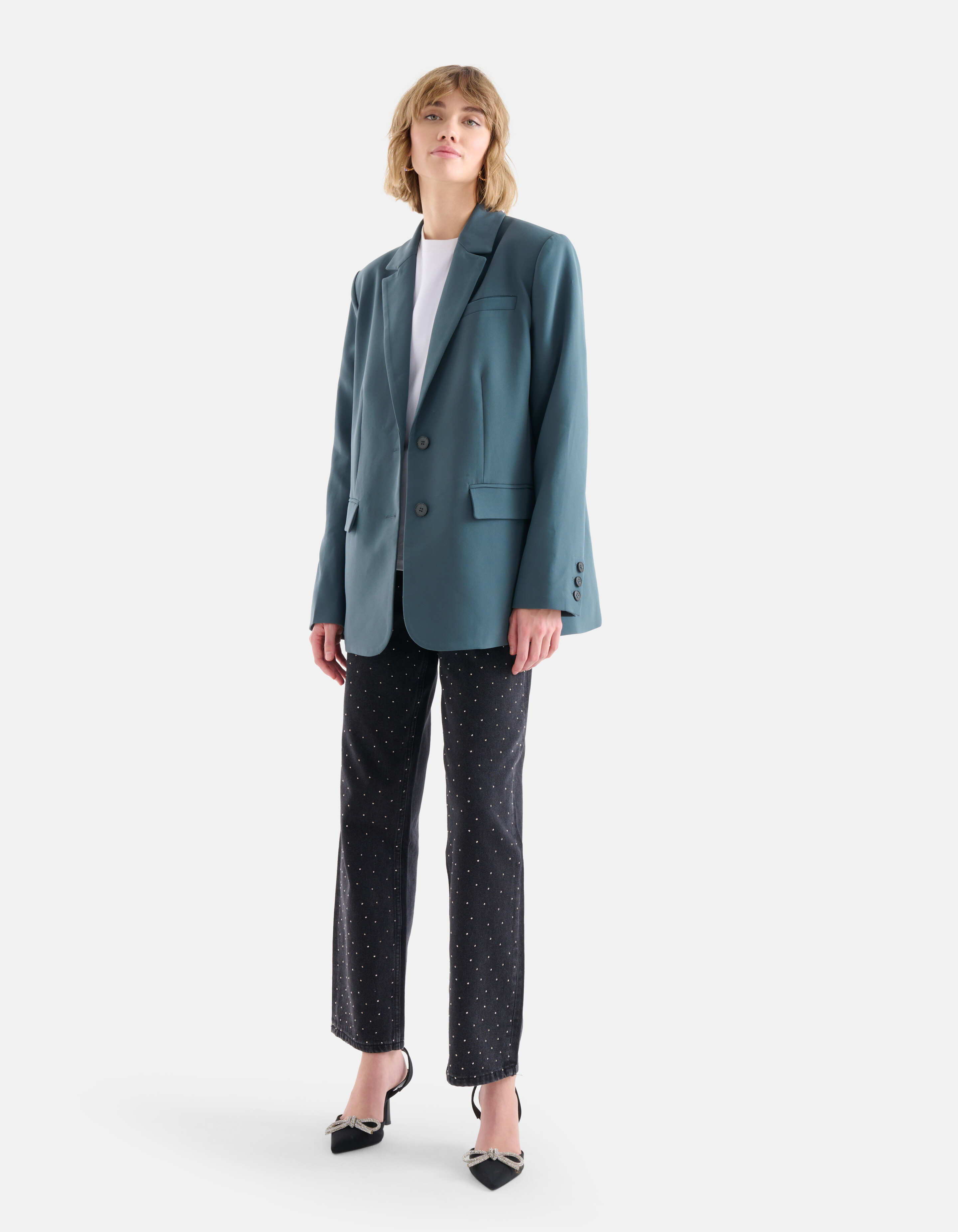 Blazer Petrol SHOEBY WOMEN
