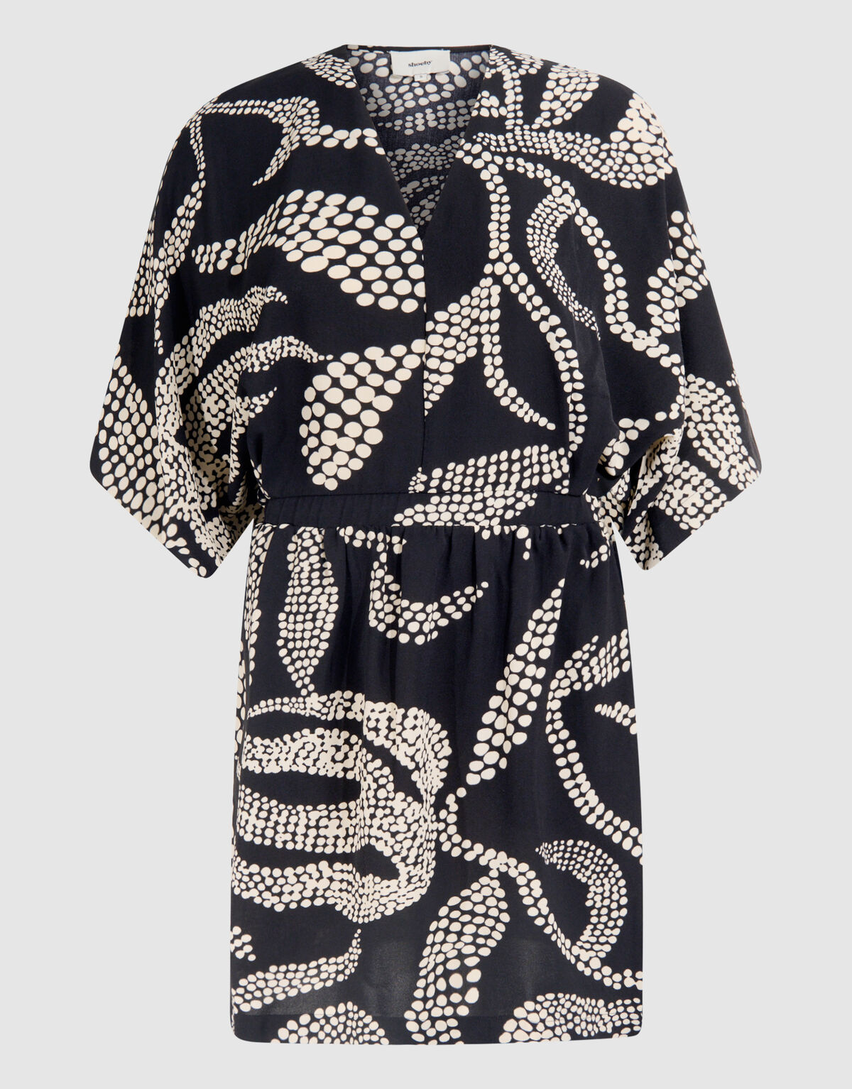 Printed Mini Jurk Zwart SHOEBY WOMEN