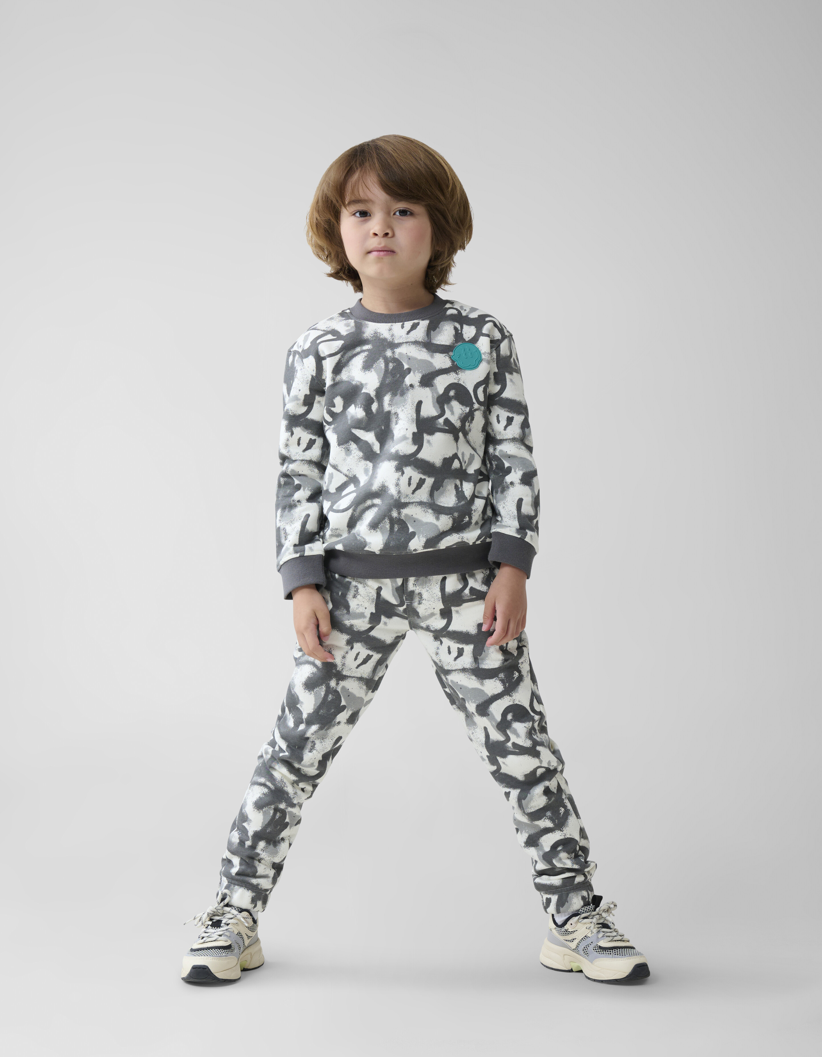 Spray Sweater Grijs SHOEBY BOYS