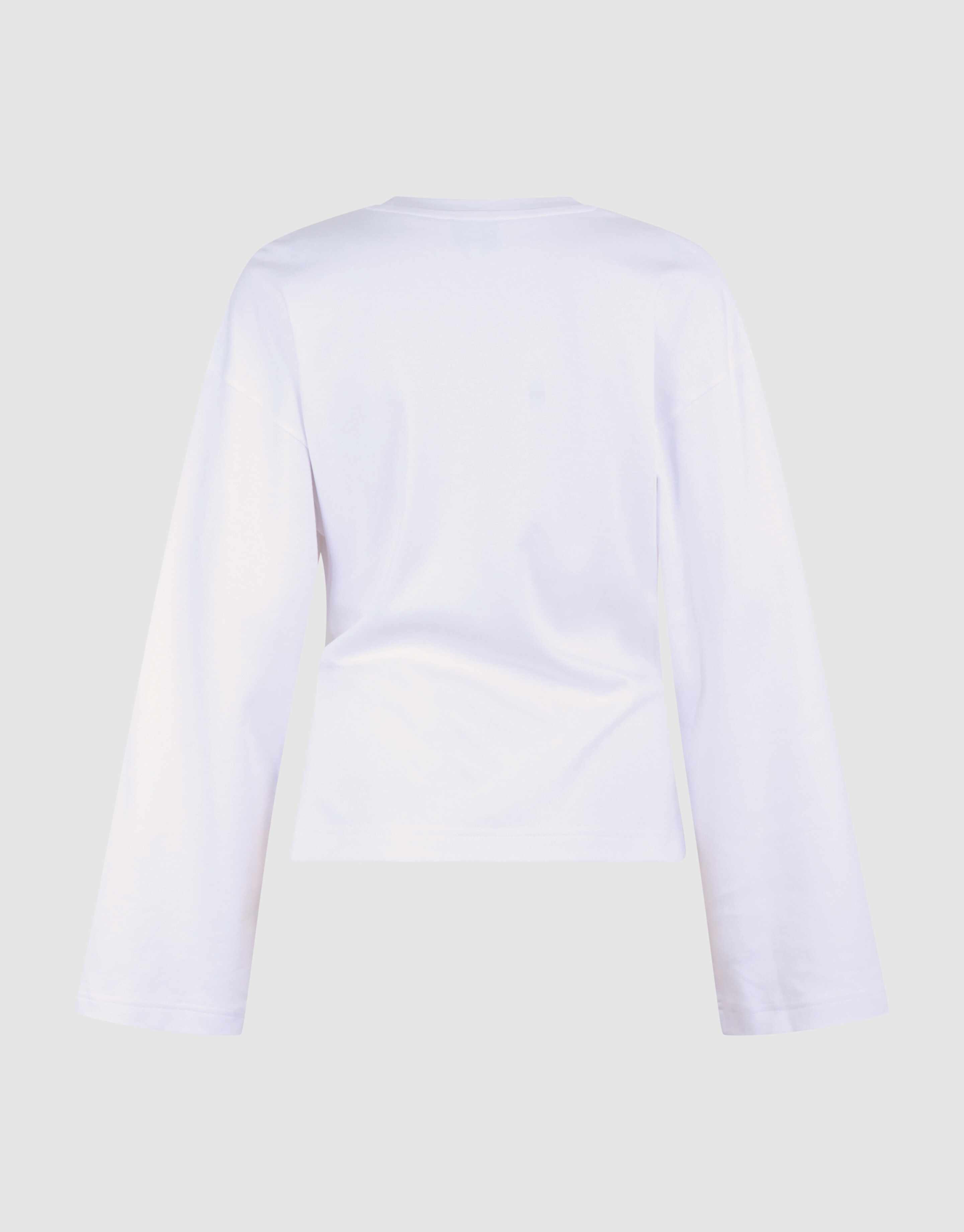 Knotted Longsleeve T-shirt Wit SHOEBY WOMEN