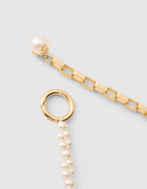 Bulky Parel Ketting Goud SHOEBY ACCESSOIRES