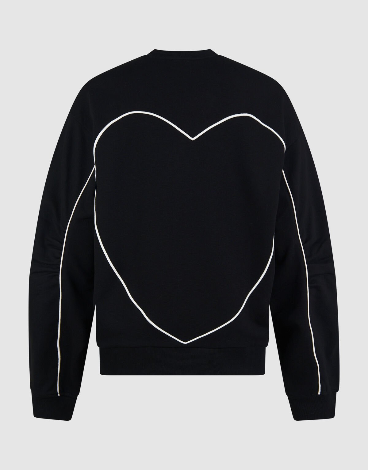 Heart Artwork Sweater Zwart SHOEBY WOMEN