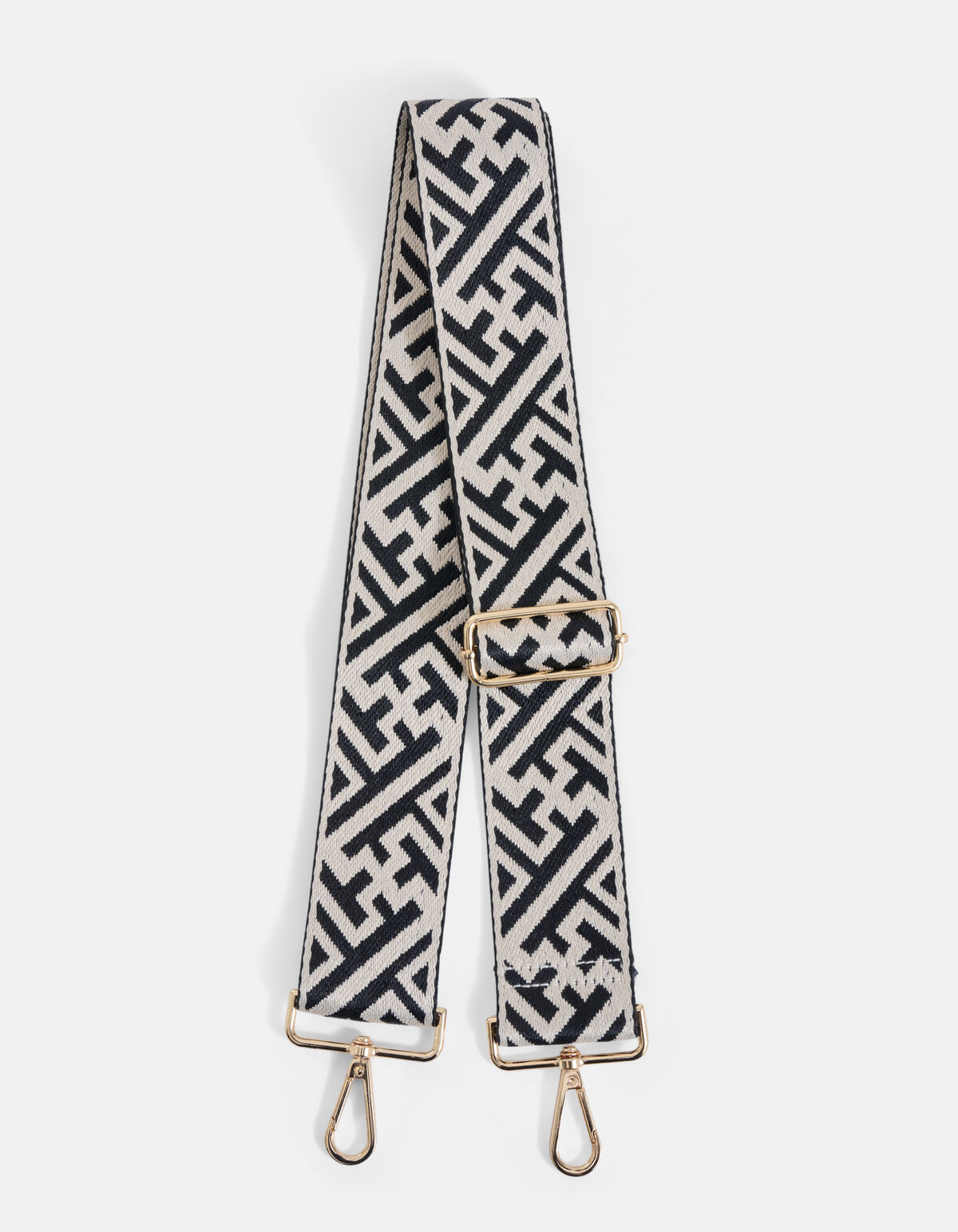 Grafische Tassenriem Zwart SHOEBY ACCESSOIRES