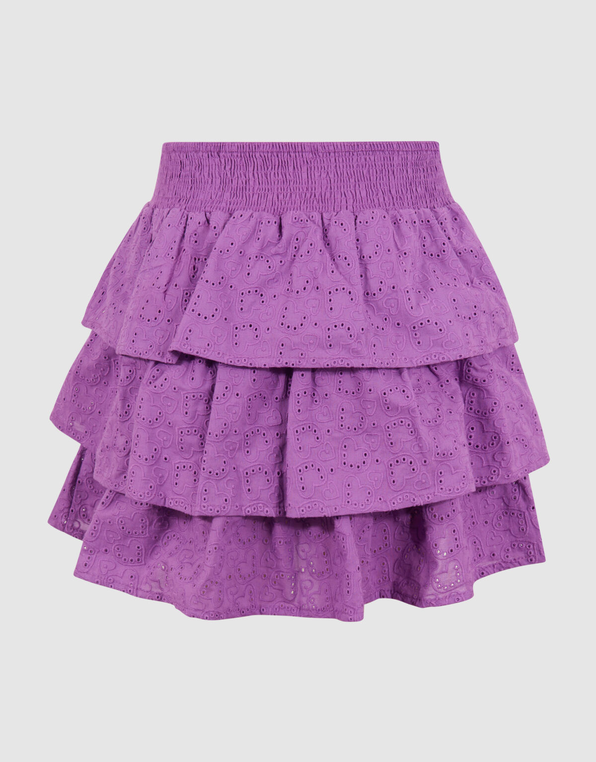 Embroidery Heart Rok Paars SHOEBY GIRLS