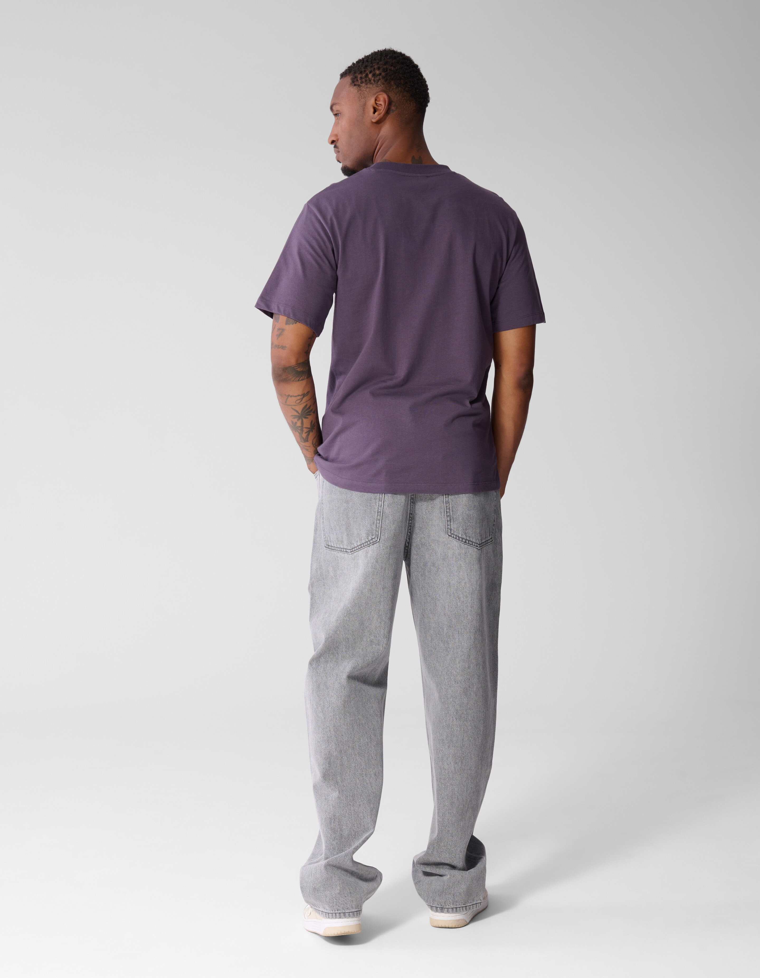 Artwork T-shirt Donkerpaars SHOEBY MEN