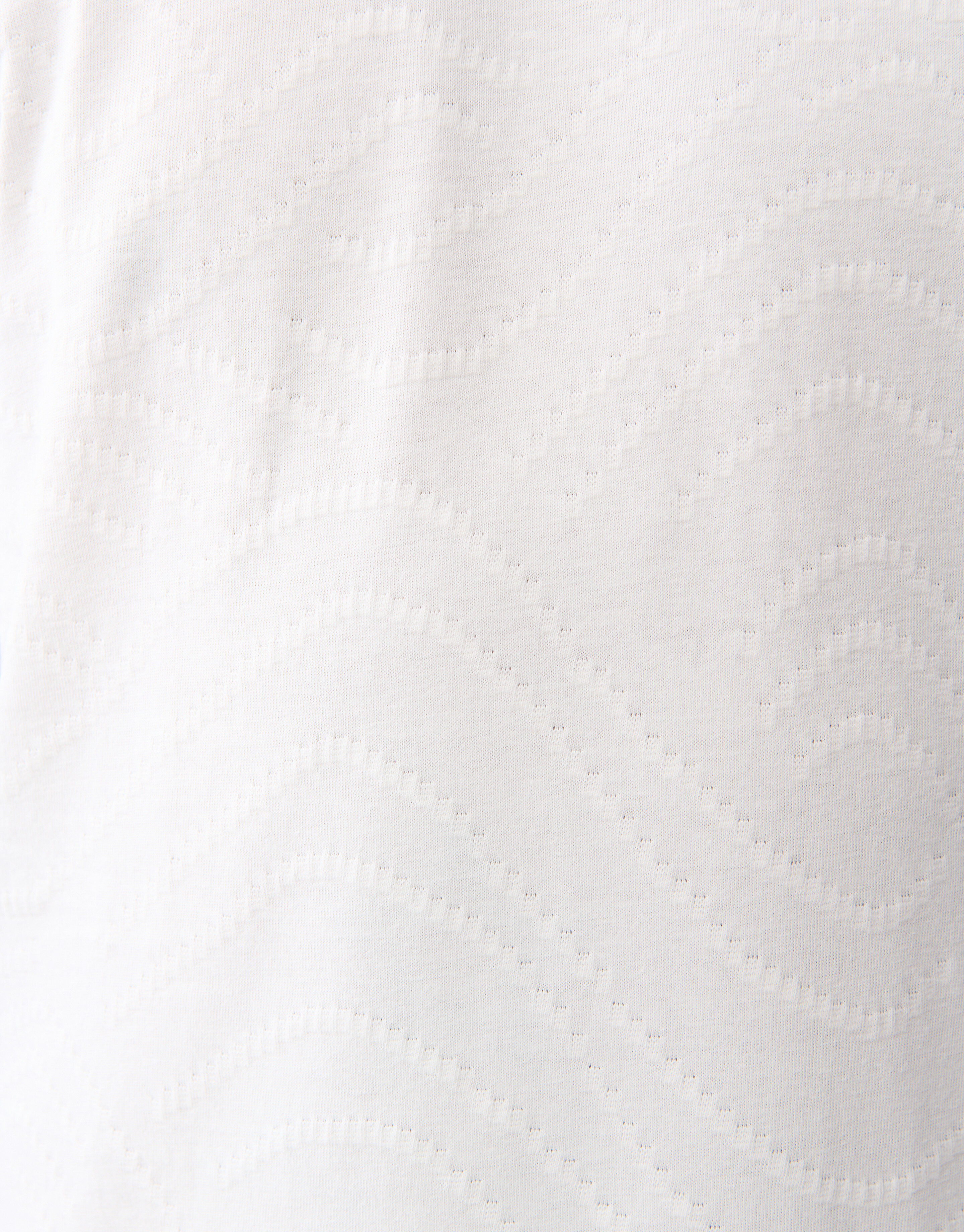 Jacquard T-shirt Gebroken Wit SHOEBY MEN