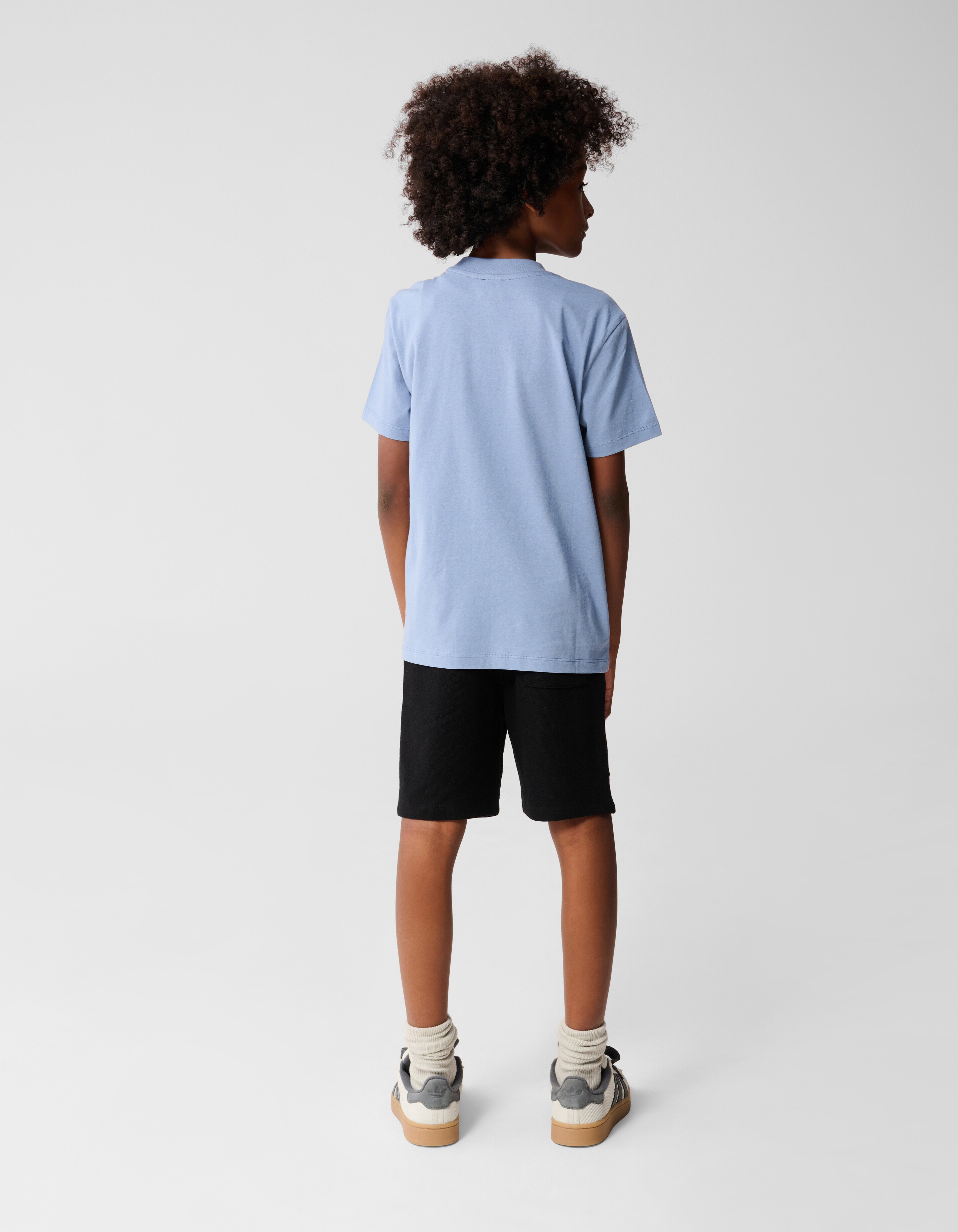 Tekst Artwork T-shirt Blauw SHOEBY BOYS