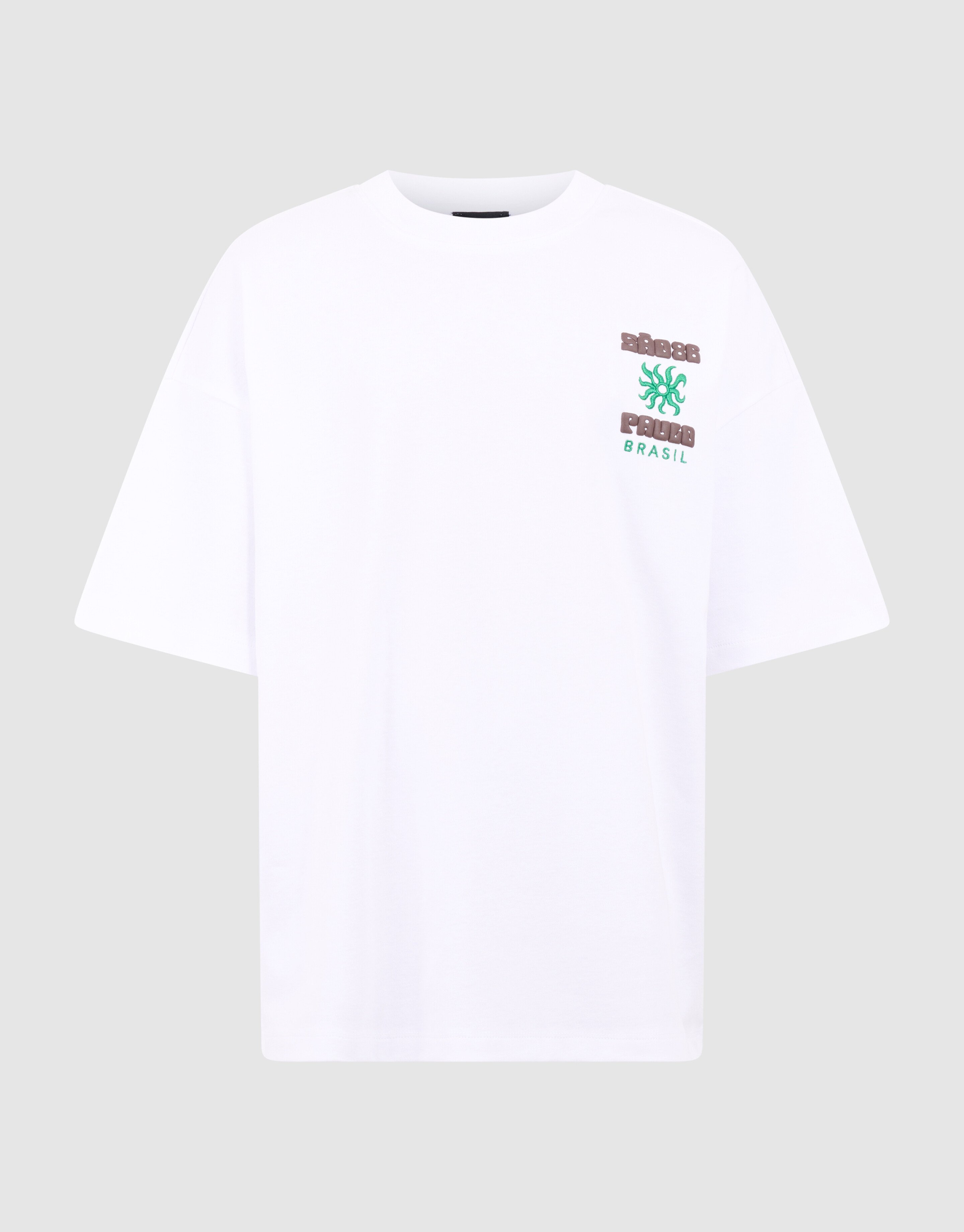 Sao Paolo Artwork T-shirt Wit SHOEBY BOYS