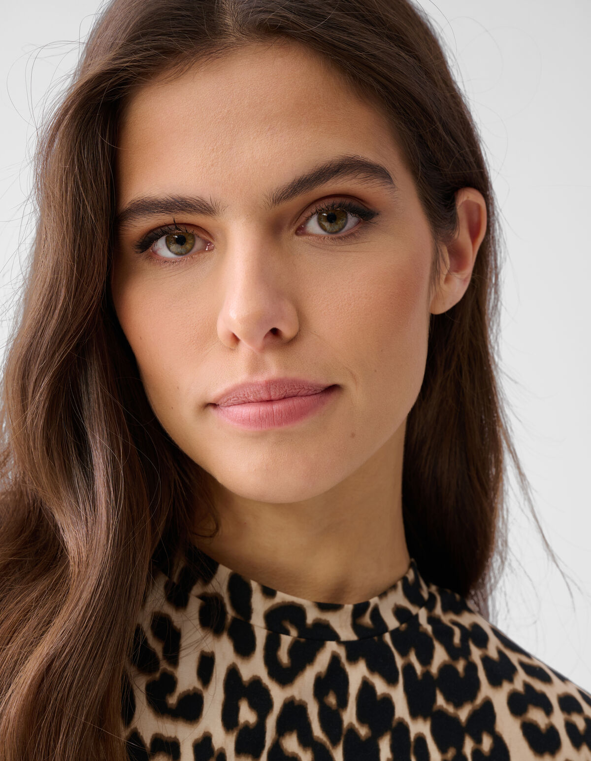 Padded Leopard T-shirt Bruin SHOEBY WOMEN