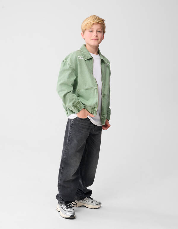 Creative Artwork Bomber Jack Lichtgroen SHOEBY BOYS