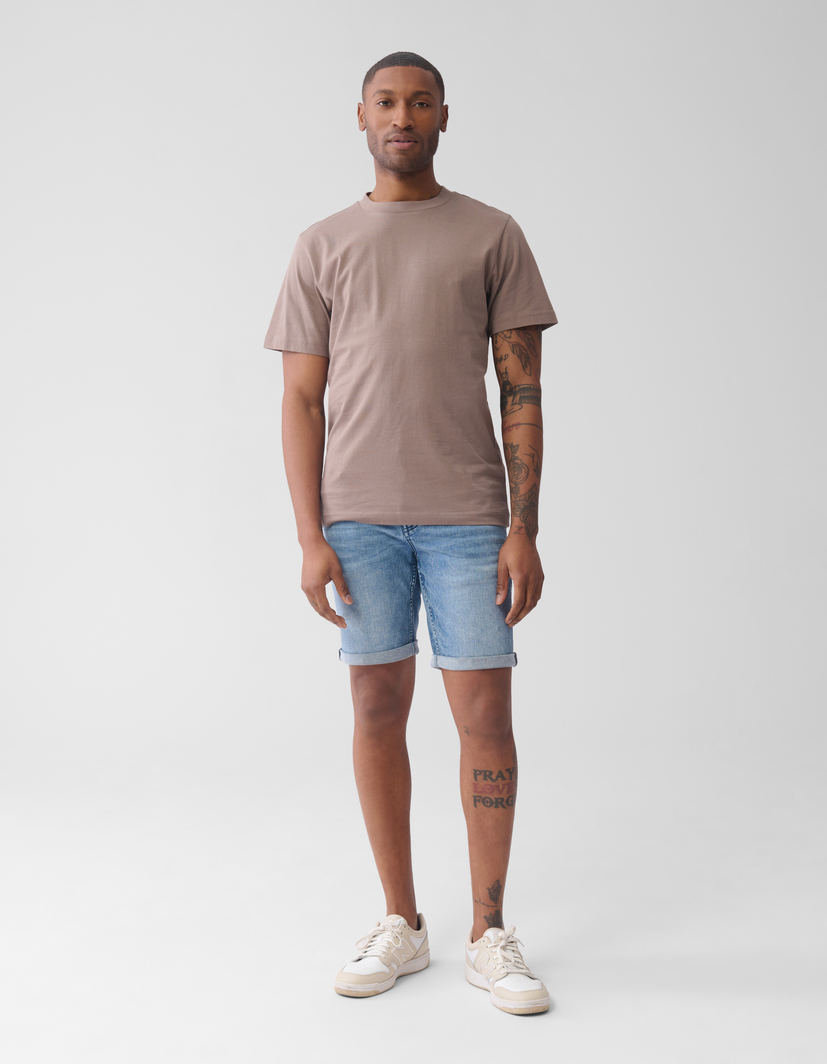 Studio Artwork T-shirt Lichtbruin SHOEBY MEN