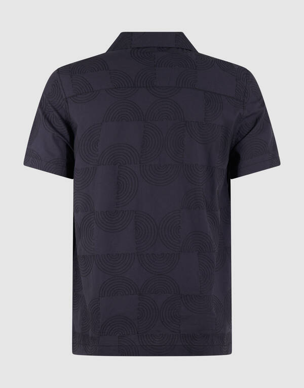 Multiple Embroidery T-shirt Donkergrijs SHOEBY MEN